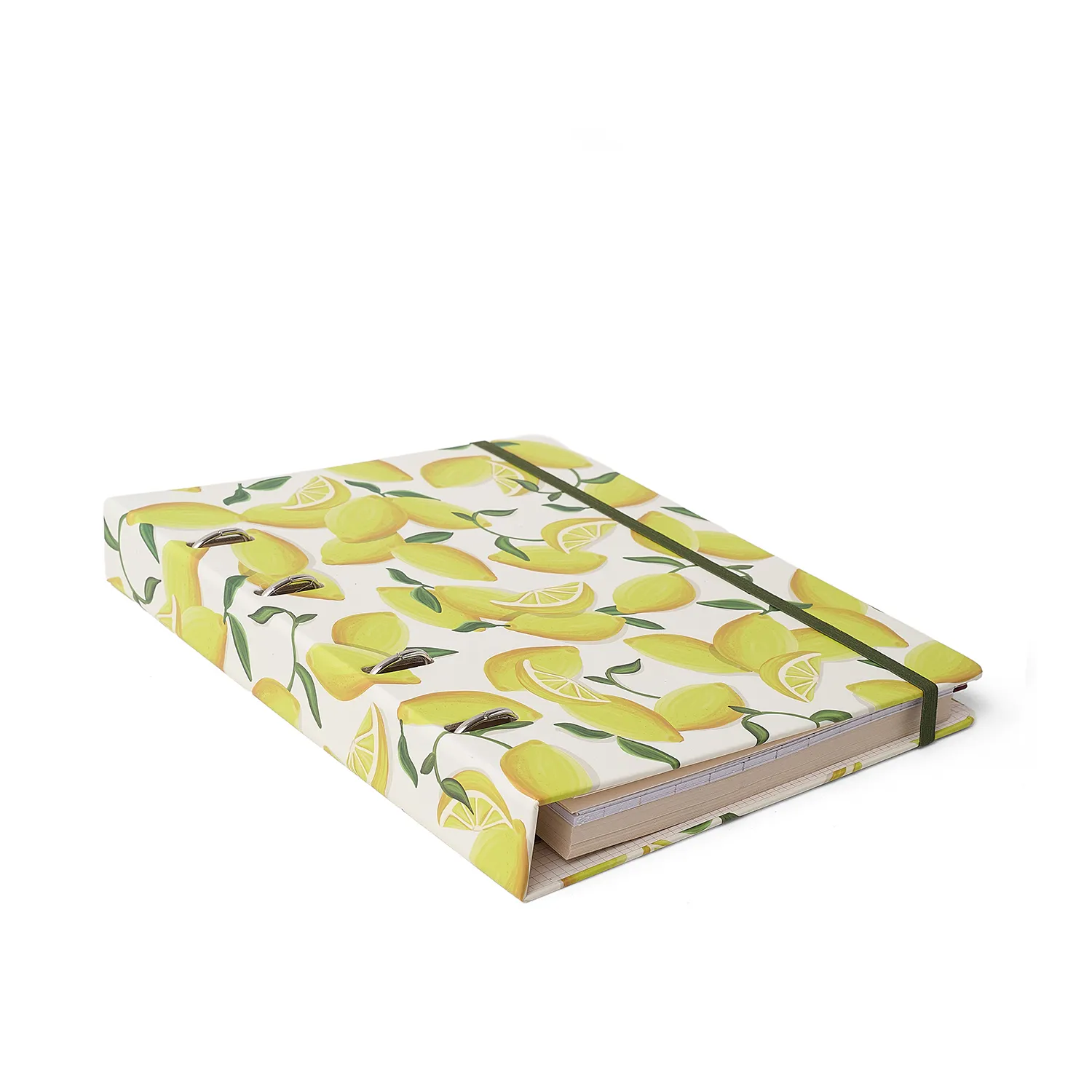 Caderno Criativo Argolado Frutare Pautado 17X24 Limão Siciliano