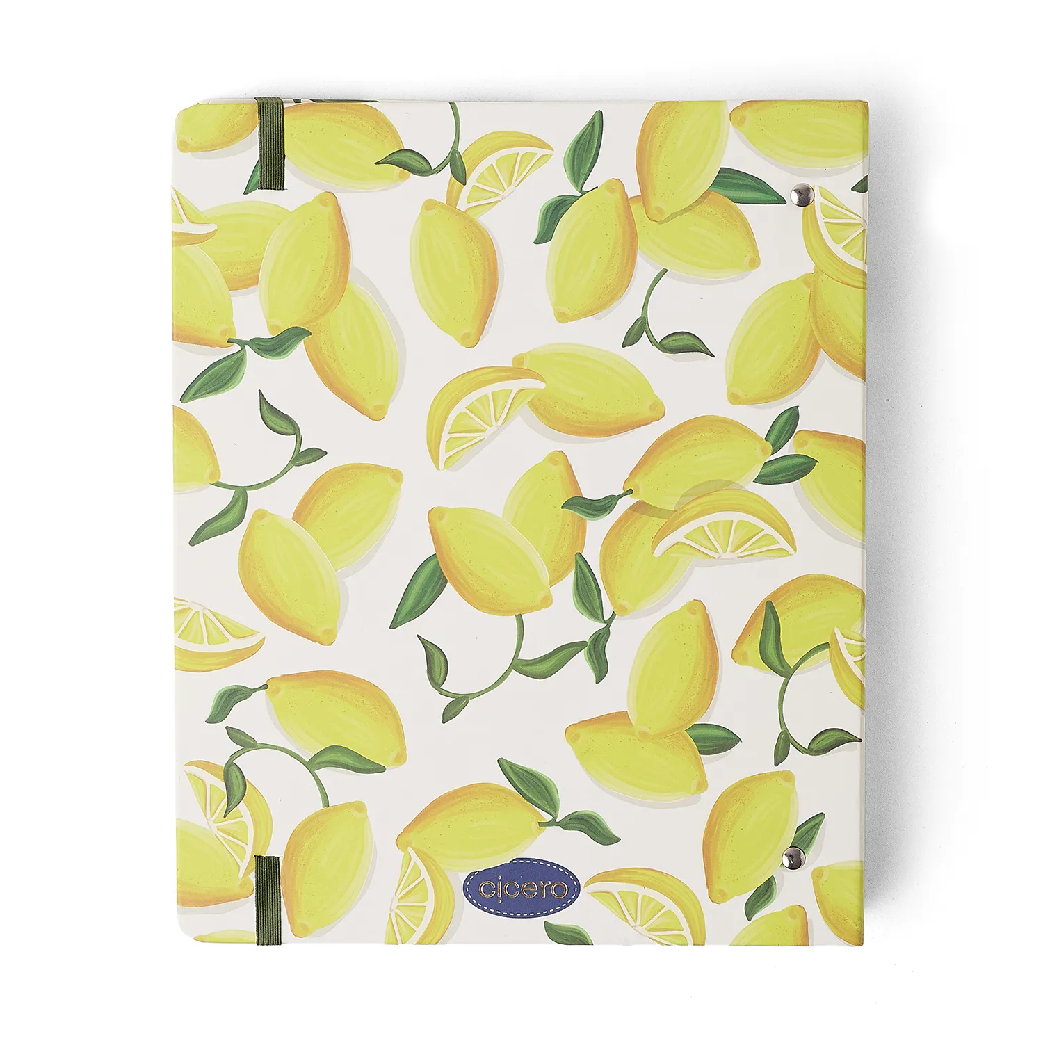 Caderno Criativo Argolado Frutare Pautado 17X24 Limão Siciliano
