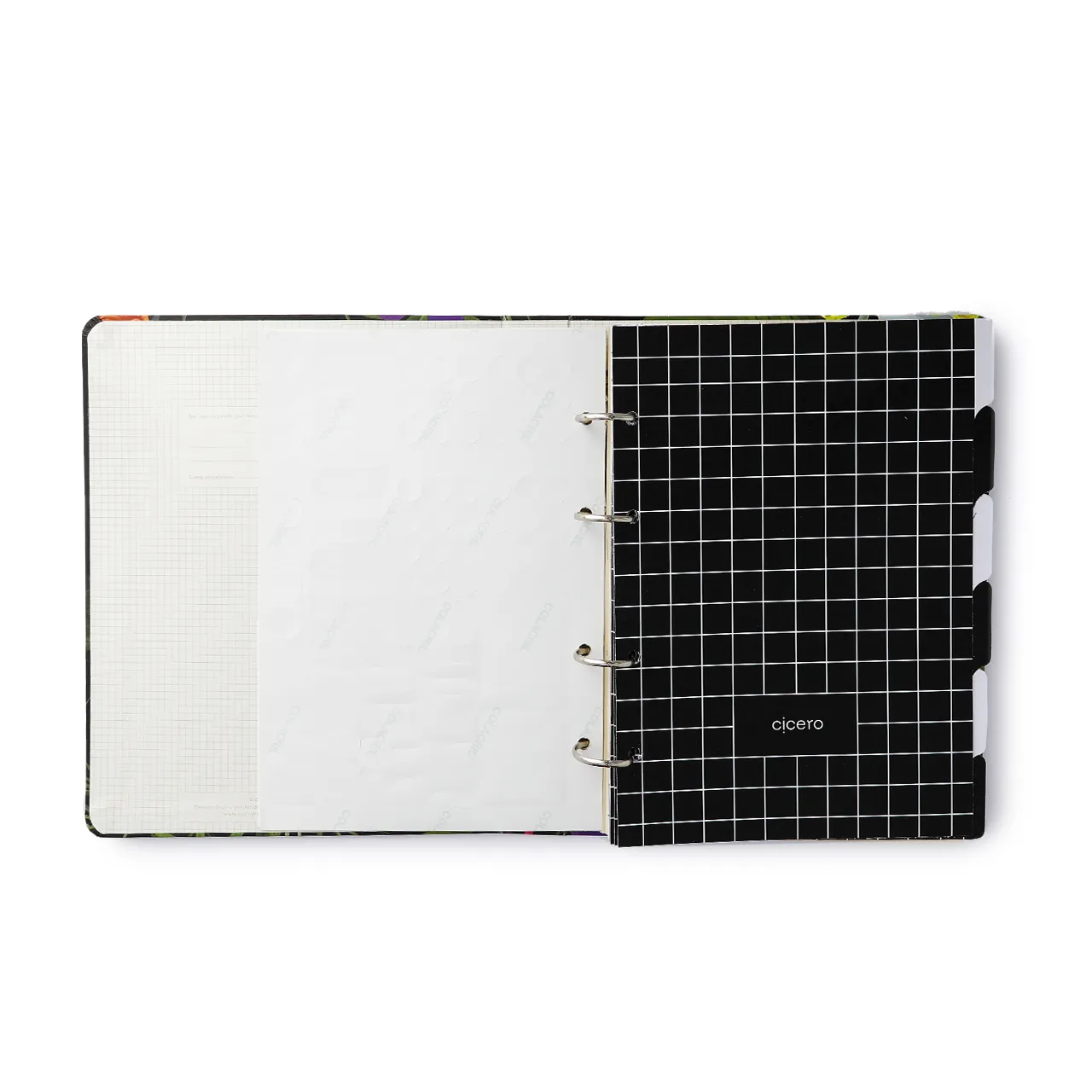 Caderno Criativo Argolado Kraft Pautado 17X24 Linha E Ponto