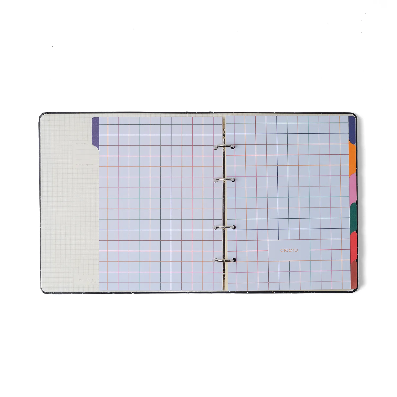 Caderno Criativo Argolado Noronha Pautado 17x24 Baia do Sancho