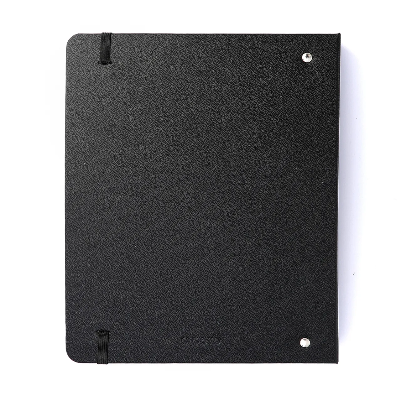 Caderno Criativo Argolado Office Duo Clássica Pautado & Pontado A5 Preta