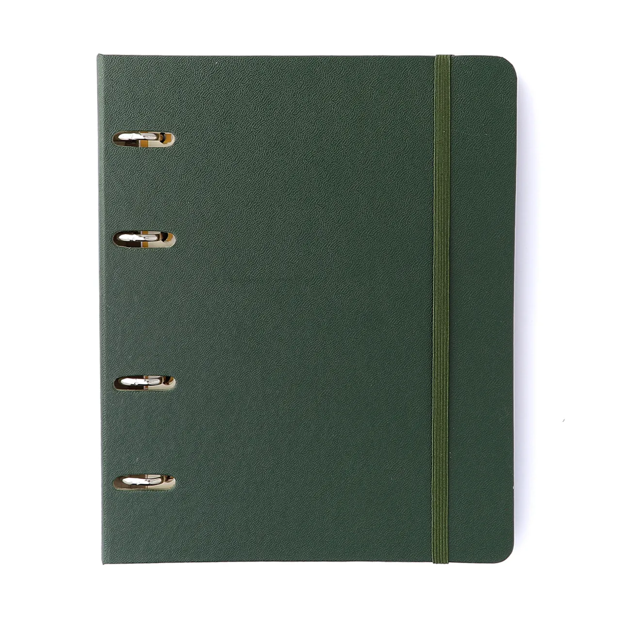 Caderno Criativo Argolado Office Duo Clássica Pautado & Pontado A5 Verde Oliva