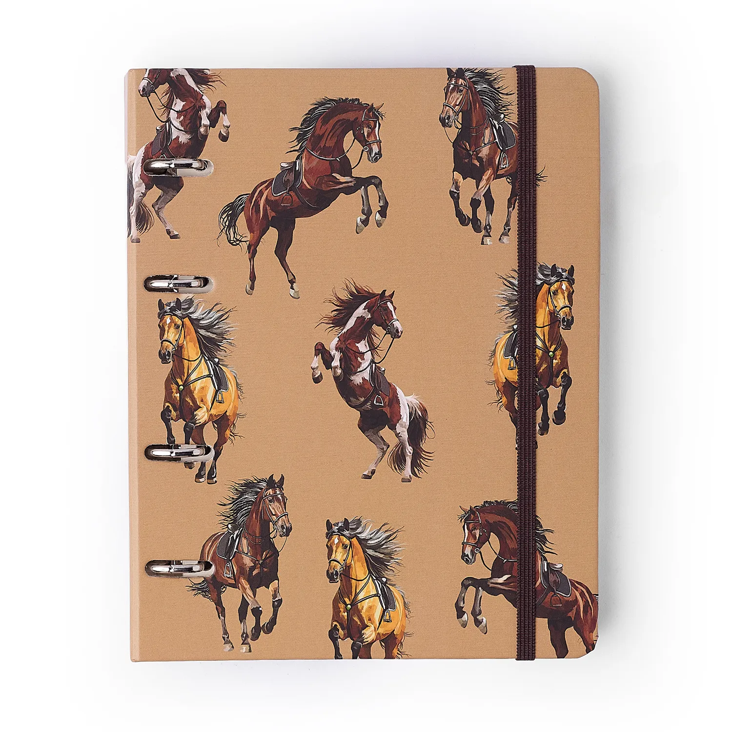 Caderno Criativo Argolado Office Duo Haras Pautado & Pontado A5 Puro Sangue