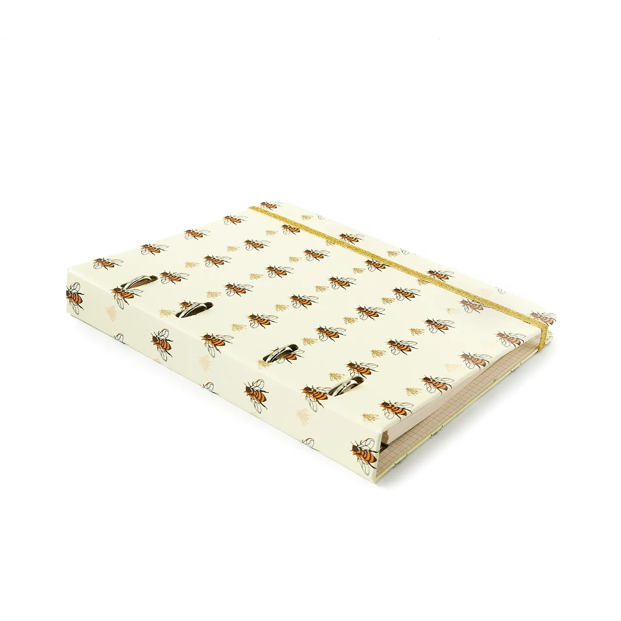 Caderno Criativo Argolado Office Duo Melissa Pautado & Pontado A5 Favo De Abelhas