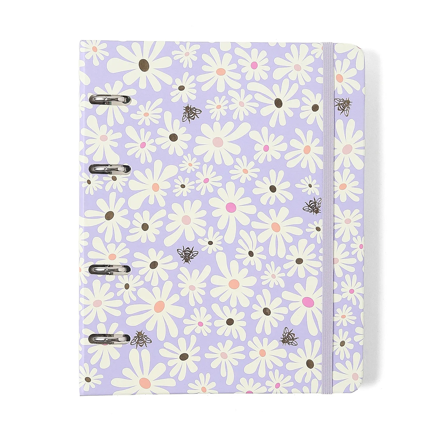 Caderno Criativo Argolado Office Duo Melissa Pautado & Pontado A5 Mini Bloomy