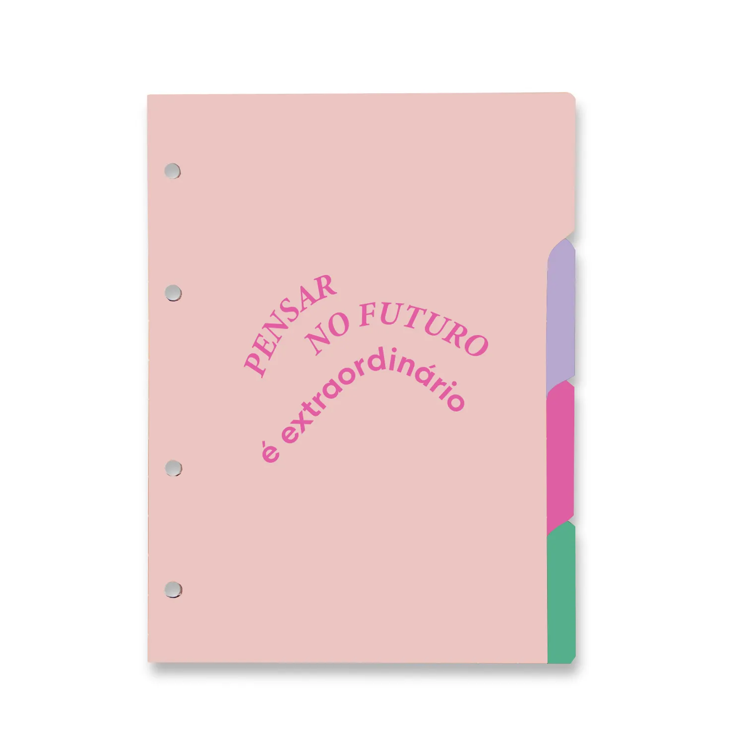 Caderno Criativo Argolado Office Duo Melissa Pautado & Pontado A5 Mini Bloomy