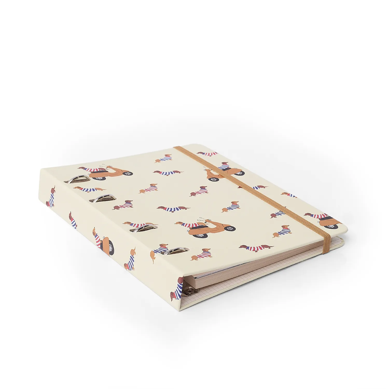 Caderno Criativo Argolado Office Duo Petit Pautado & Pontado A5 Lambreta