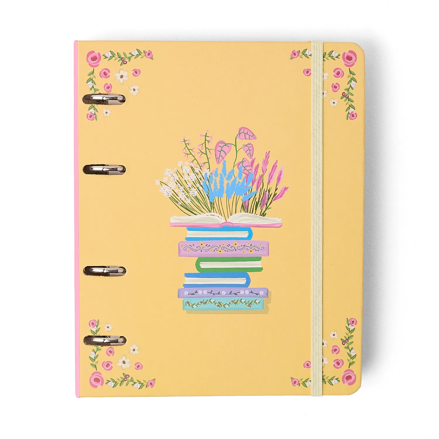 Caderno Criativo Argolado Office Duo Quintal Literário Pautado & Pontado A5 Contos