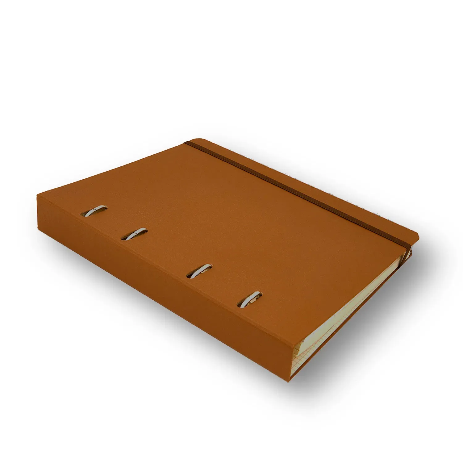 Caderno Criativo Argolado Organizador Clássica Pautado 17x24 Caramelo