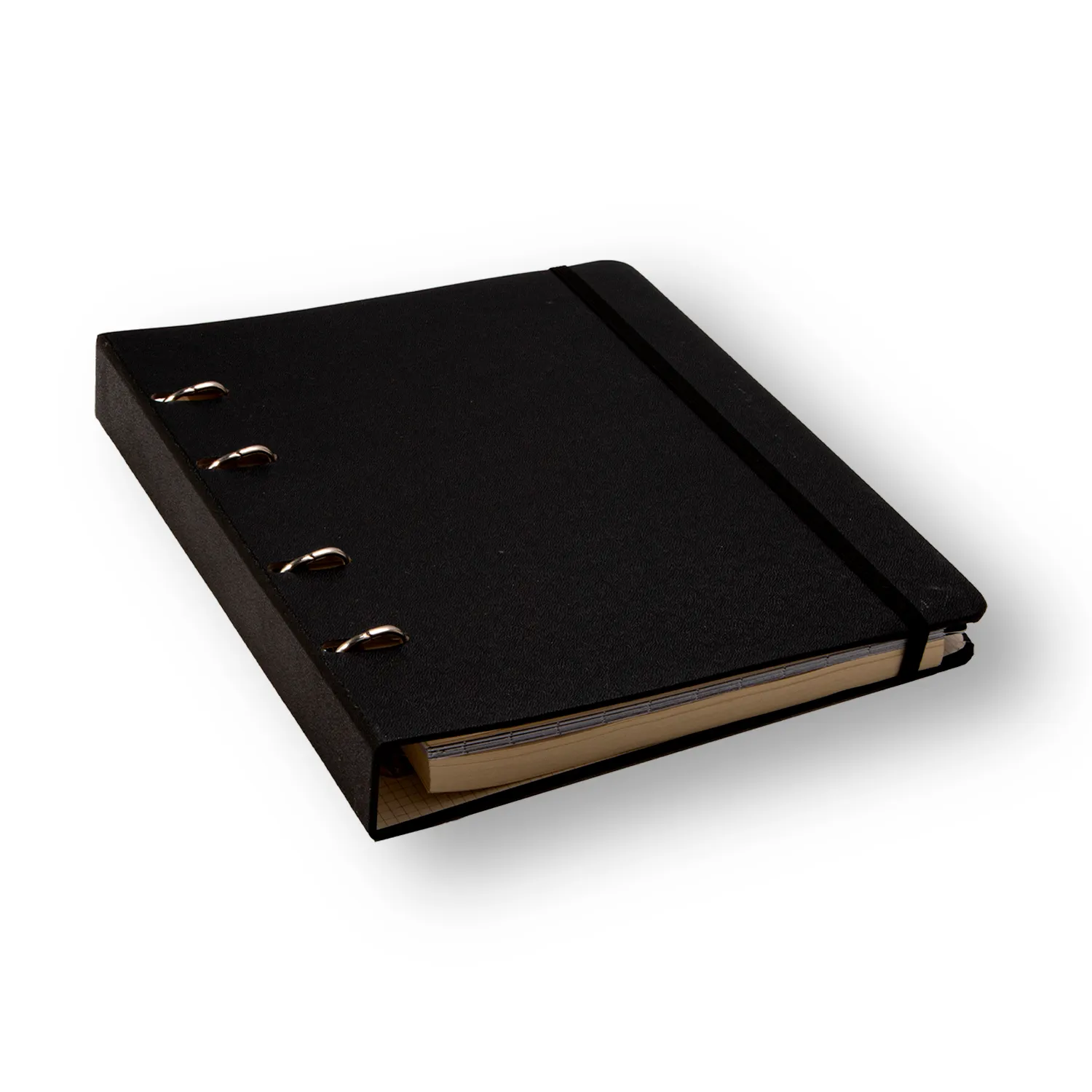 Caderno Criativo Argolado Organizador Clássica Pautado 17x24 Preto