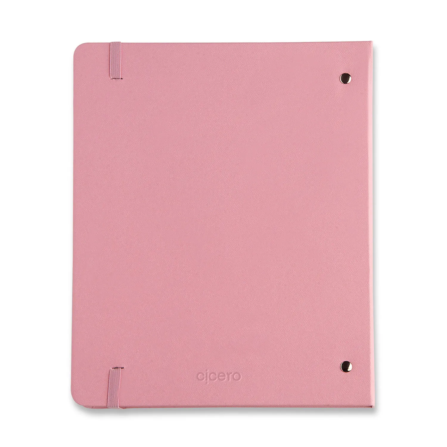 Caderno Criativo Argolado Pastel Pautado 17X24 Rosa