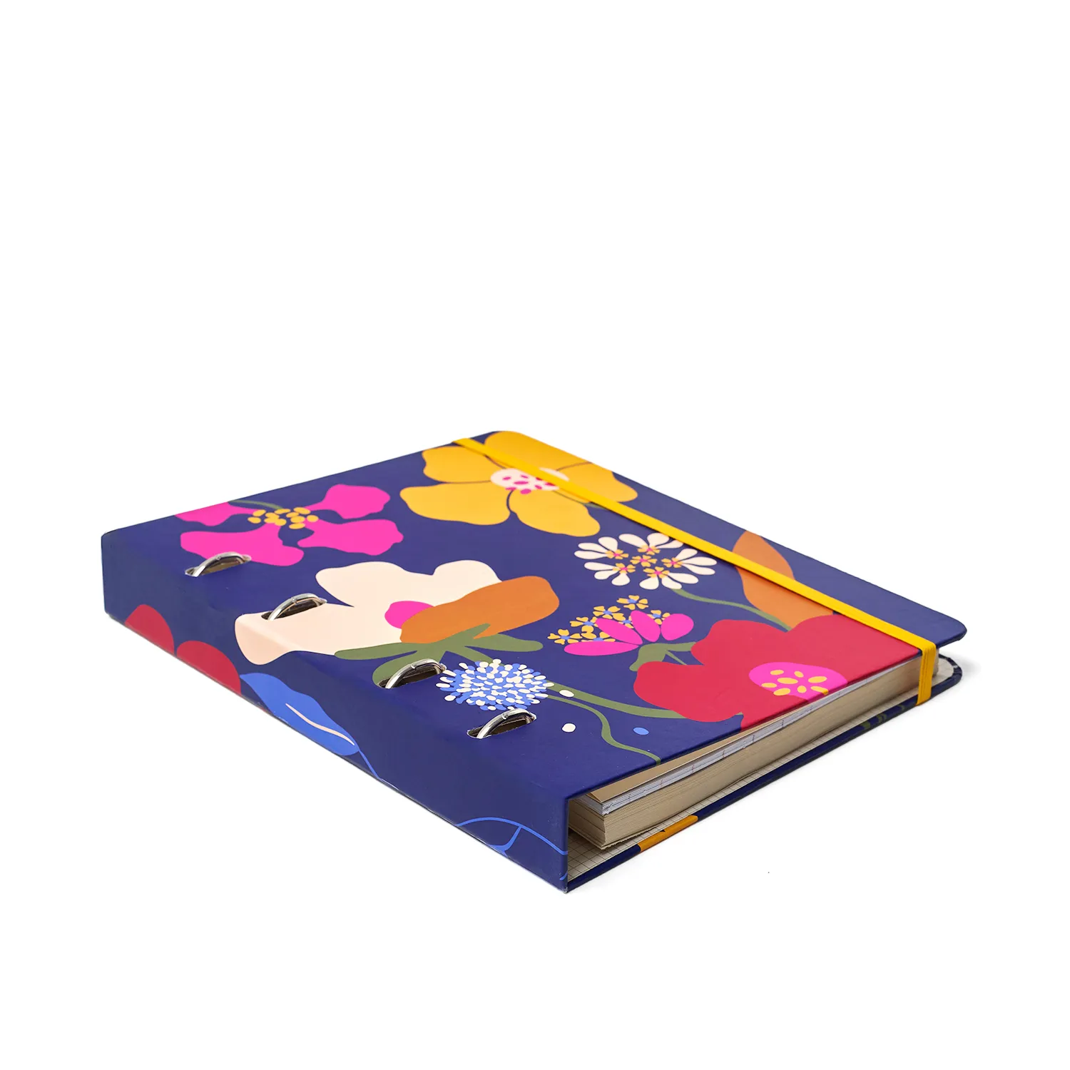 Caderno Criativo Argolado Pólen Pautado 17x24 Aromas Azul