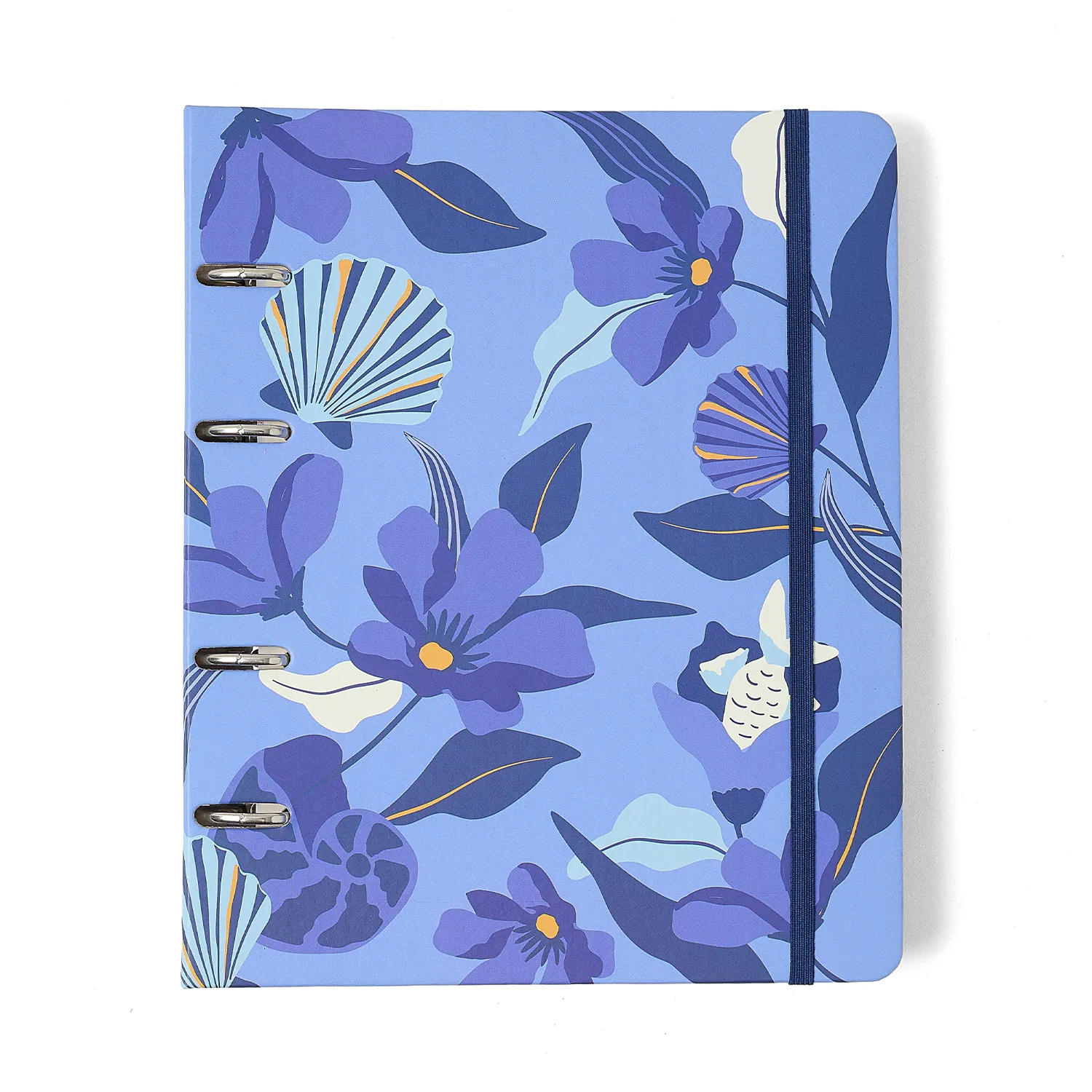 Caderno Criativo Argolado Trancoso Pautado 17X24 Azul