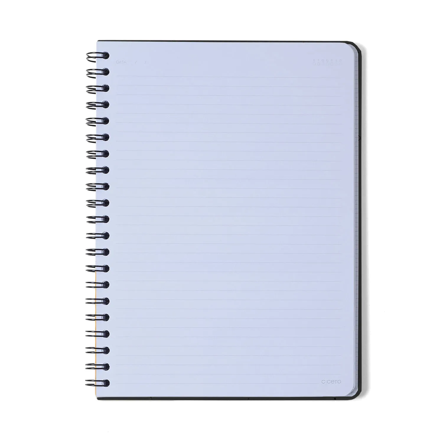 Caderno Espiral Bossa Nova Pautado 20x27,5 Boemia Azul 1 Matéria 80 fls.