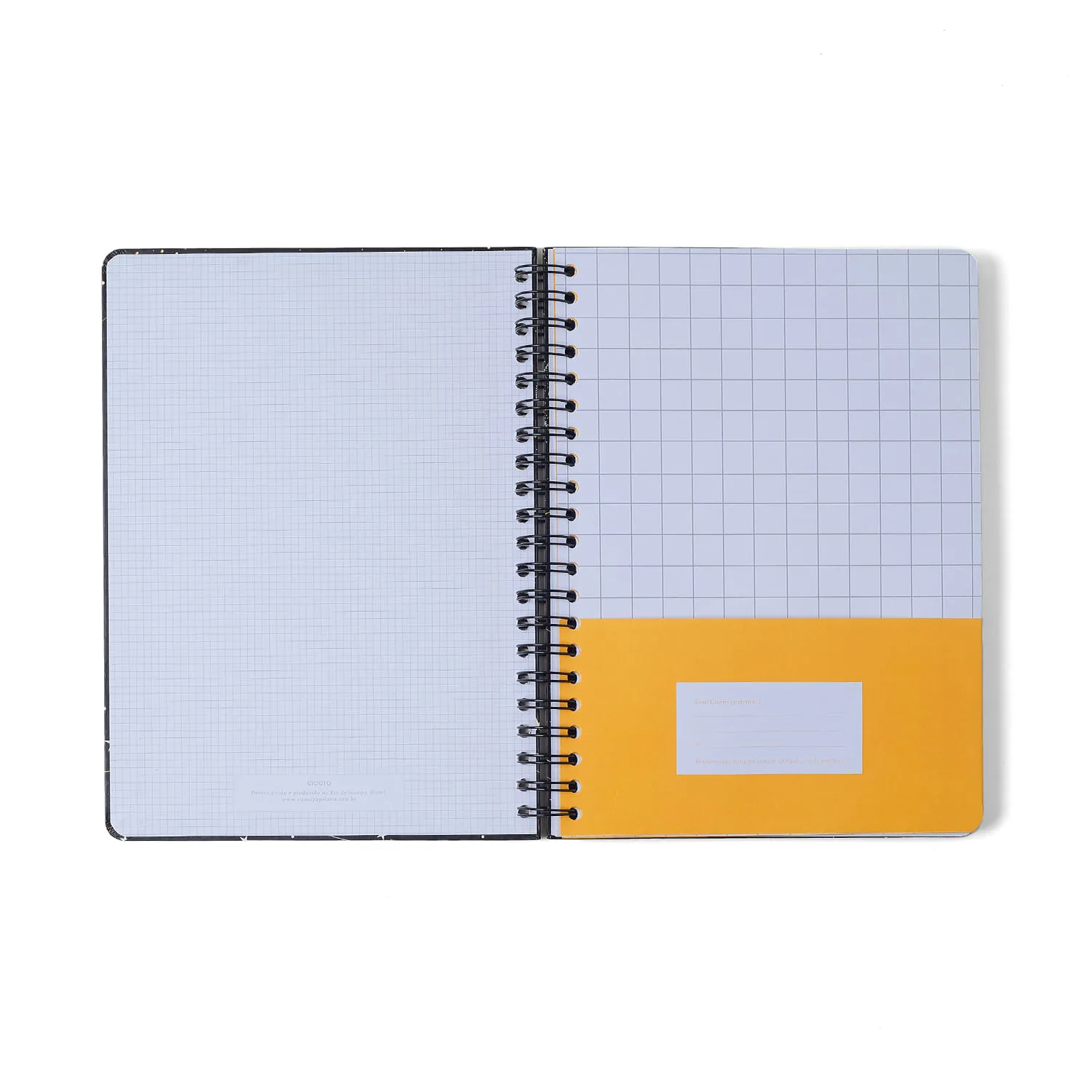 Caderno Espiral Bossa Nova Pautado 20x27,5 Boemia Caramelo 10 Matérias 160 fls