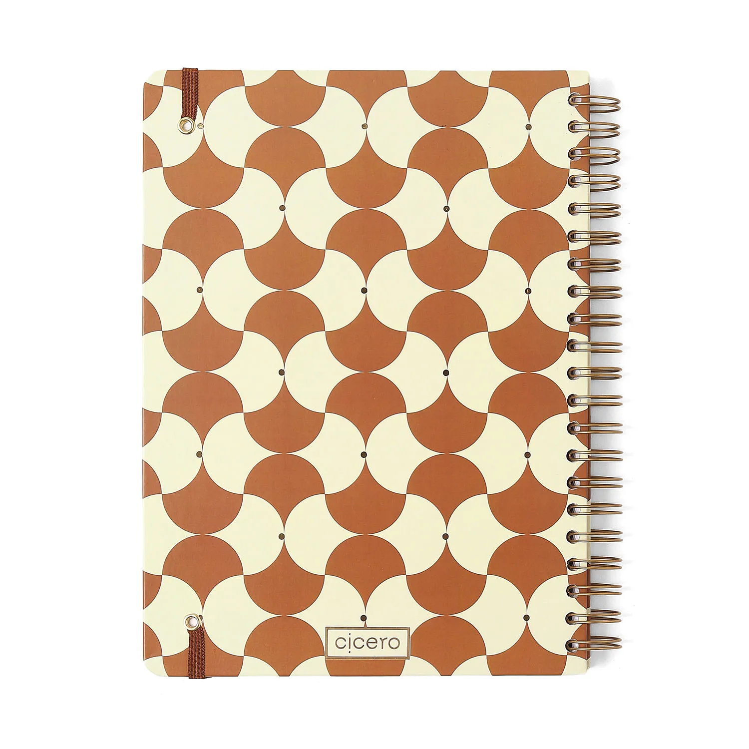 Caderno Espiral Bossa Nova Pautado 20x27,5 Boemia Caramelo 10 Matérias 160 fls