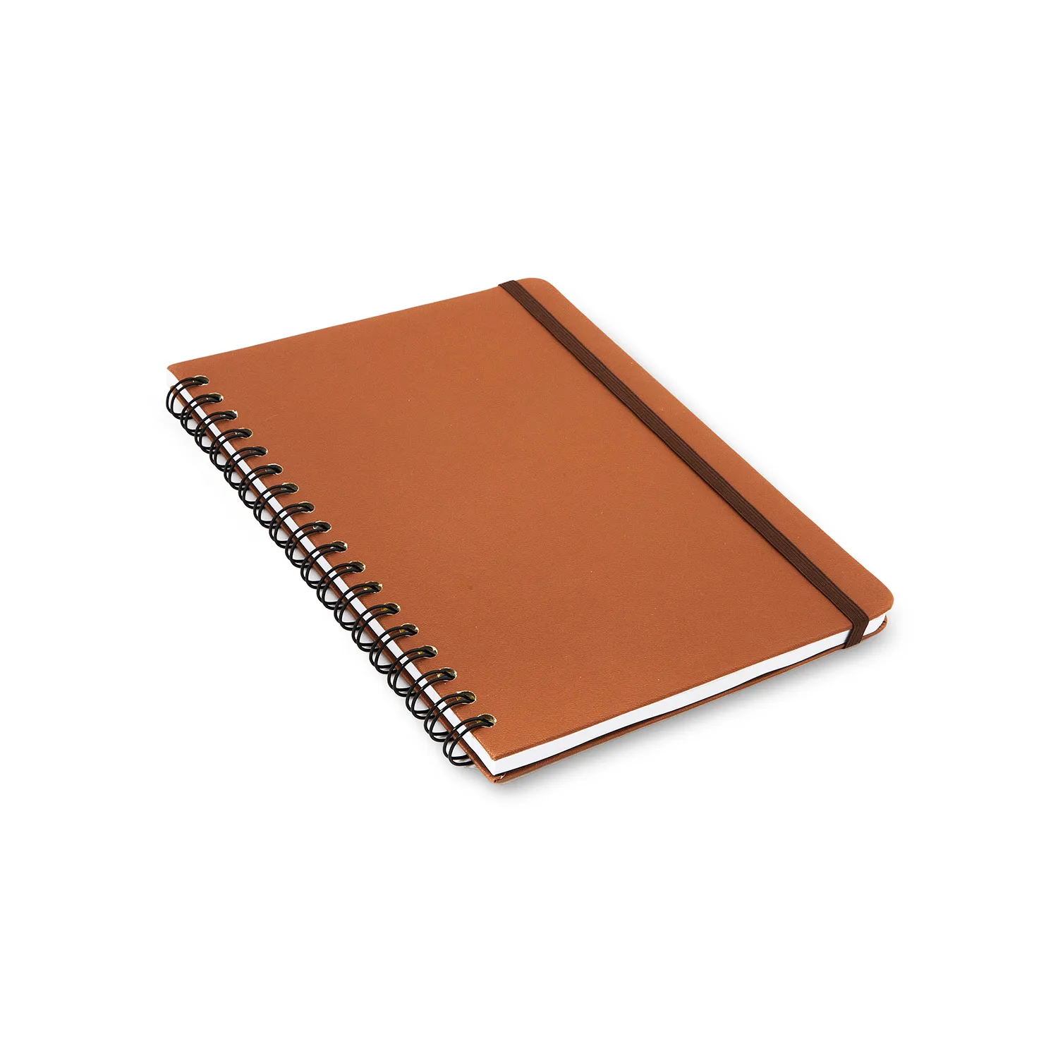 Caderno Espiral Colegial Clássica Pautado Caramelo 1 Matéria 80 fls
