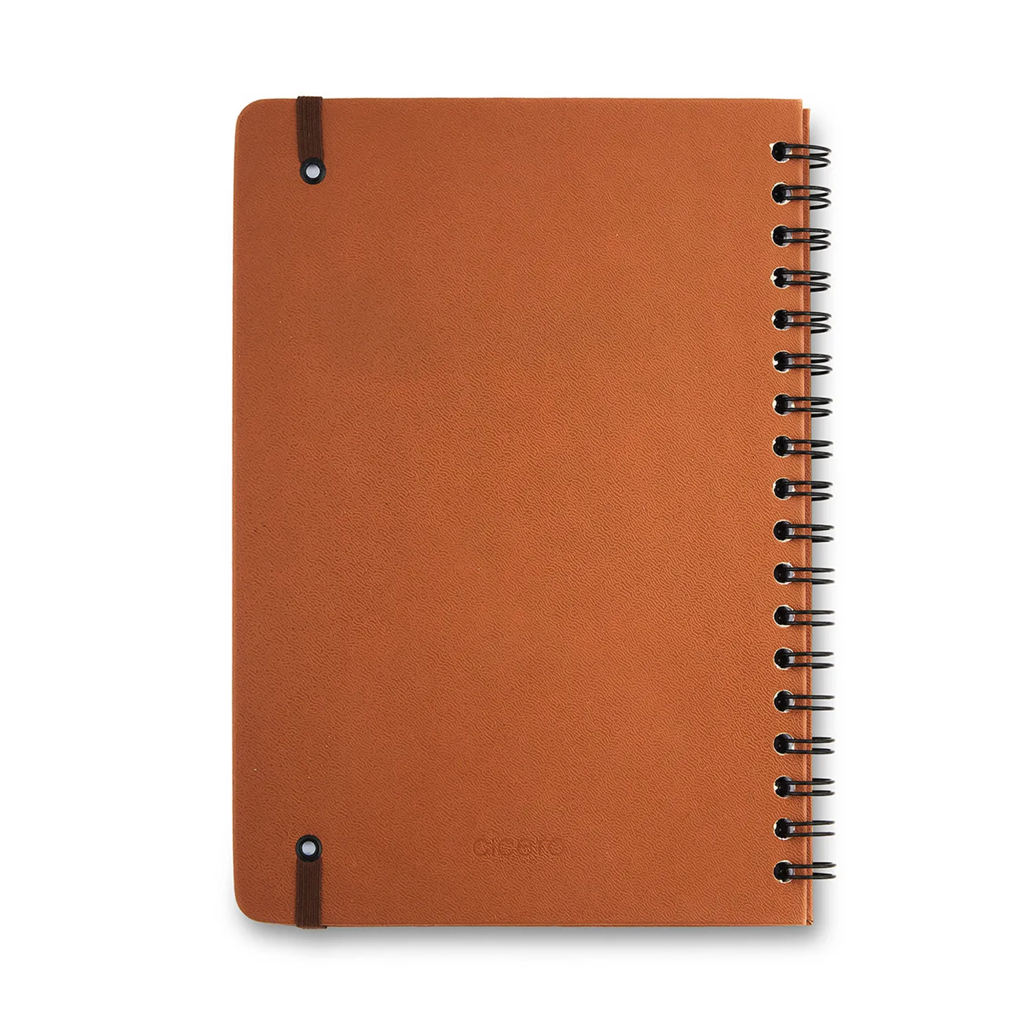 Caderno Espiral Colegial Clássica Pautado Caramelo 1 Matéria 80 fls