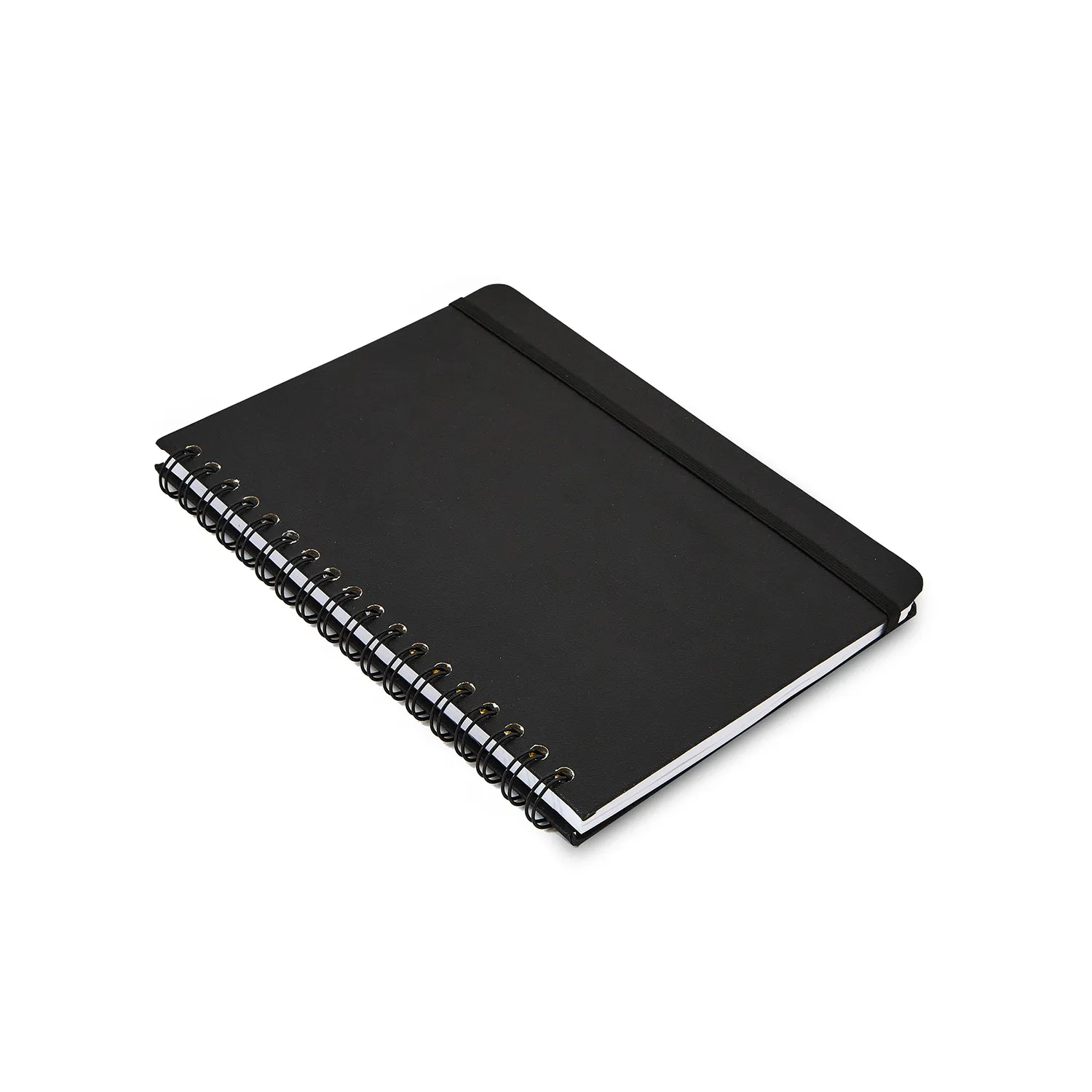 Caderno Espiral Colegial Clássica Pautado Preta 1 Matéria 80 fls