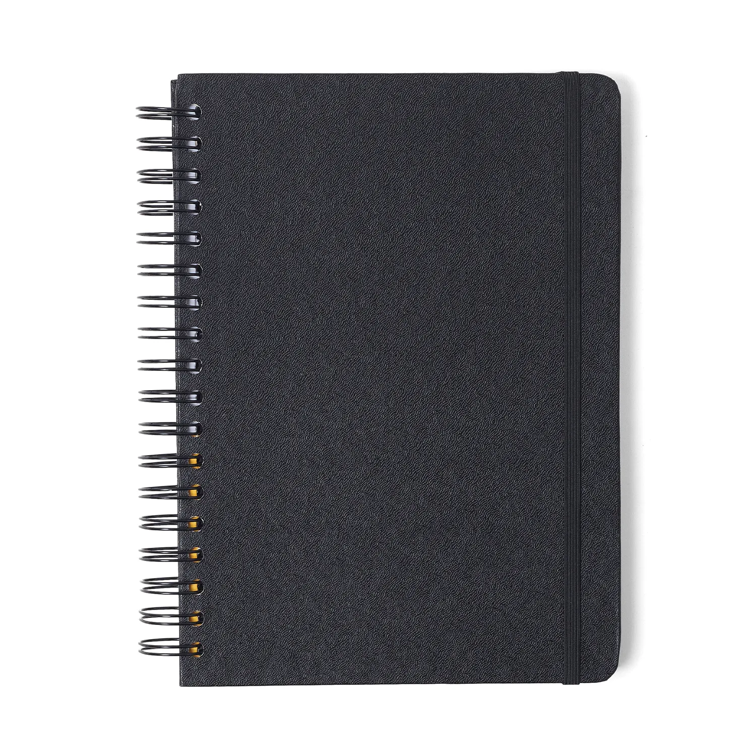 Caderno Espiral Colegial Clássica Pautado Preta 10 Matérias 160 fls