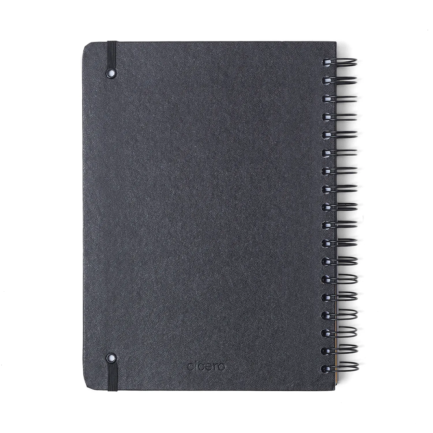 Caderno Espiral Colegial Clássica Pautado Preta 10 Matérias 160 fls