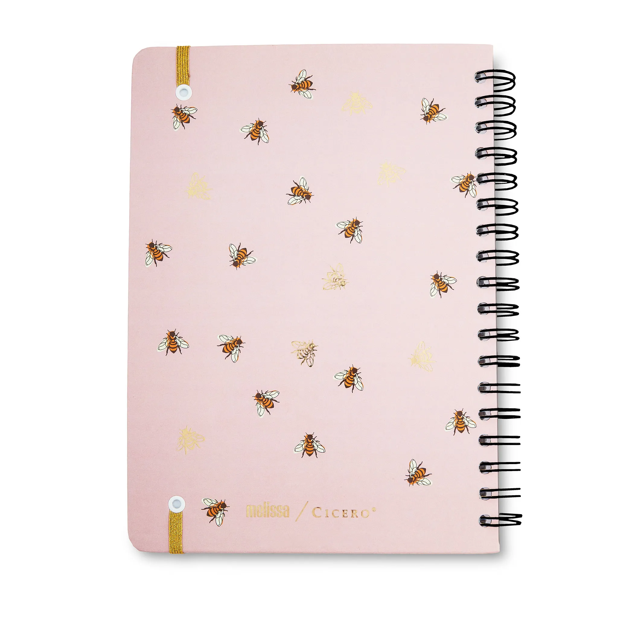 Caderno Espiral Colegial Melissa Pautado Colmeia 1 Matéria 80 fls