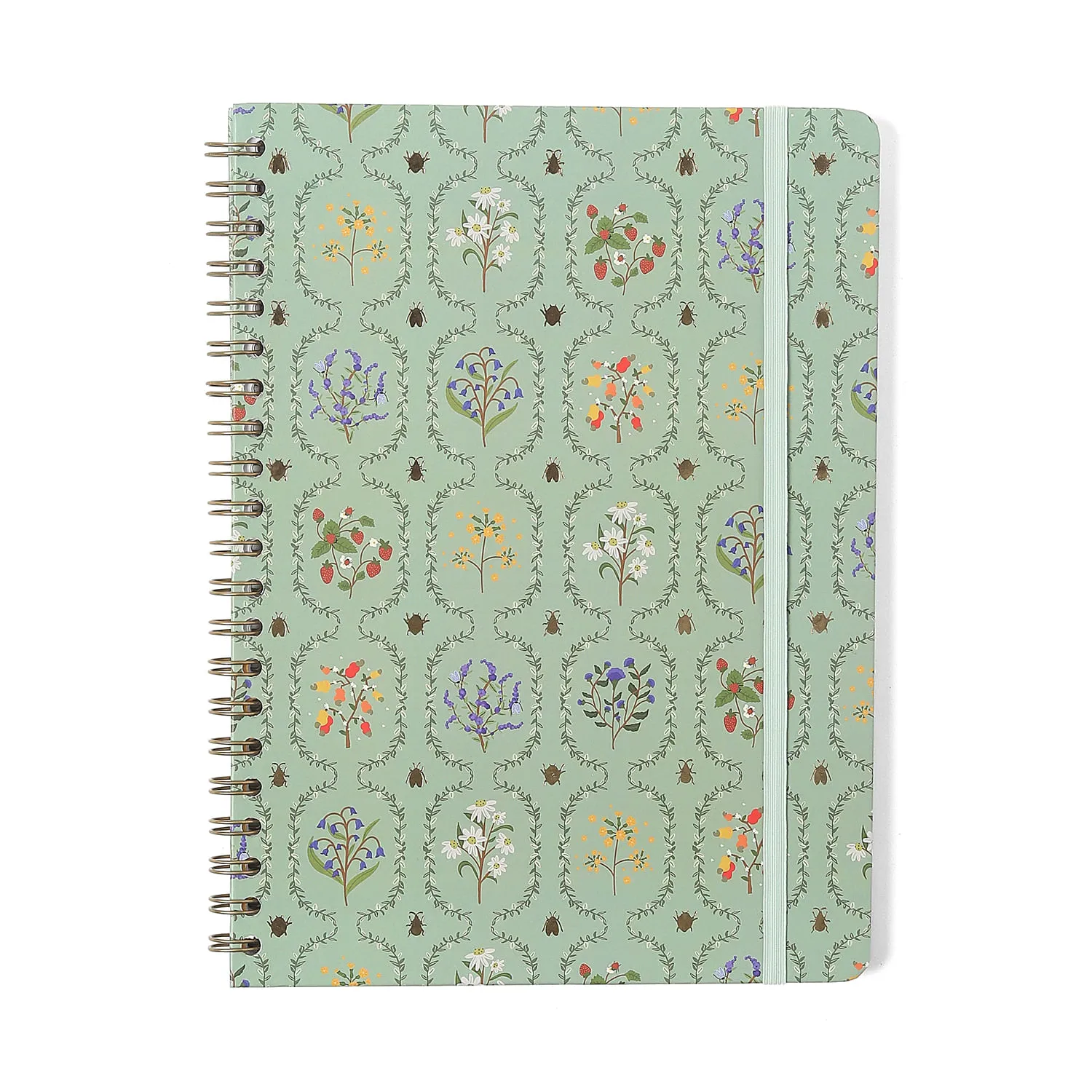 Caderno Espiral Jardim Pautado 20x27,5 Verde 1 Matéria 80 fls