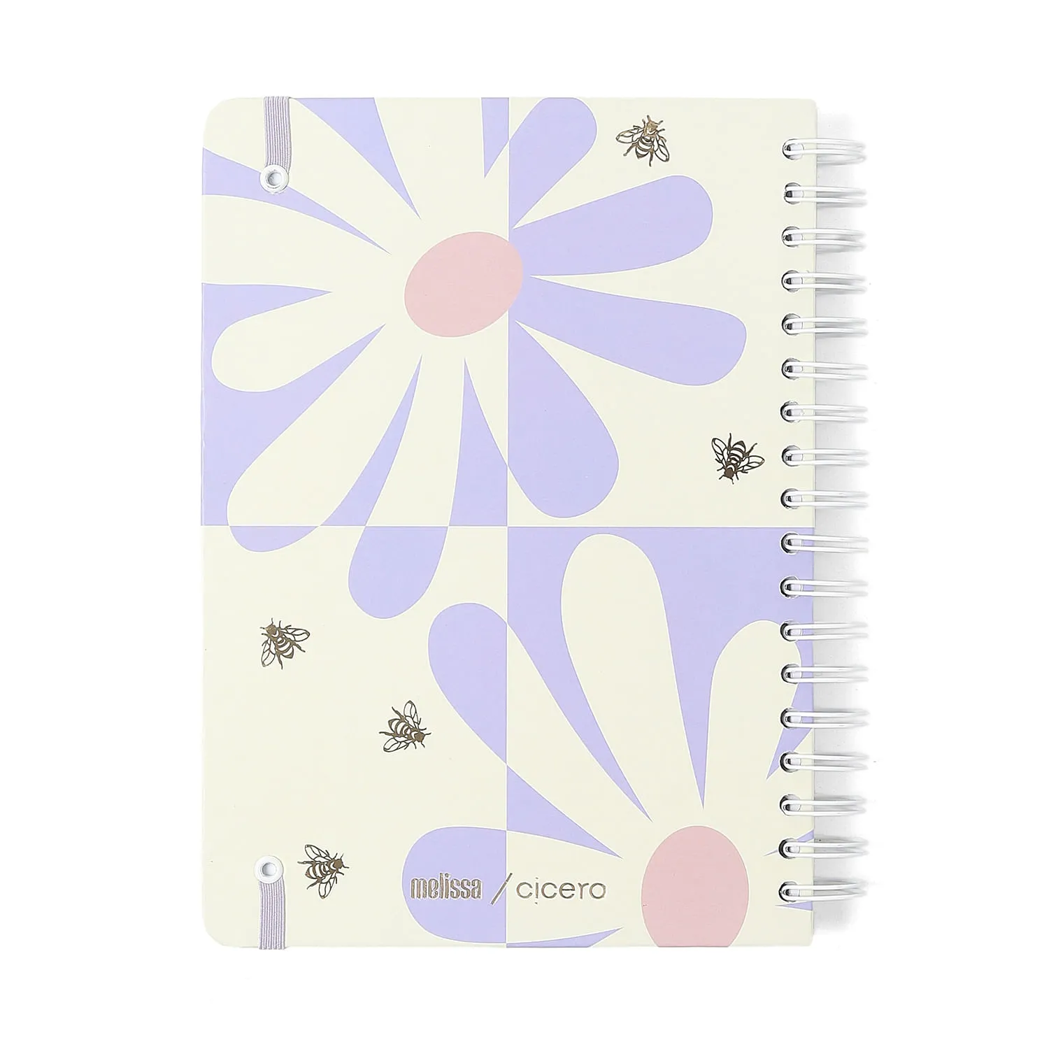 Caderno Espiral Melissa Pautado 17,3x24 Max Bloomy 10 Matérias 160 fls