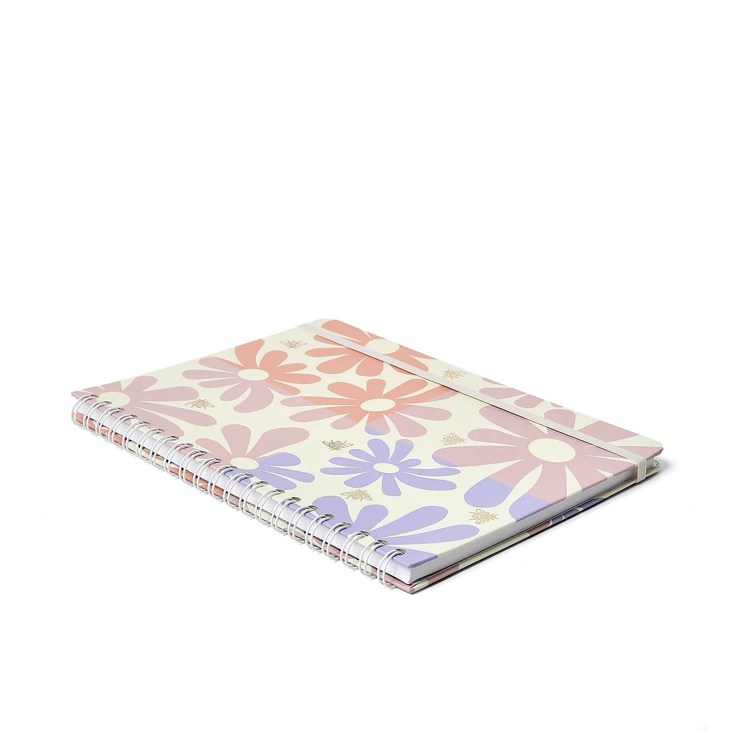 Caderno Espiral Melissa Pautado 20x27,5 Block Bloomy 1 Matéria 80 fls