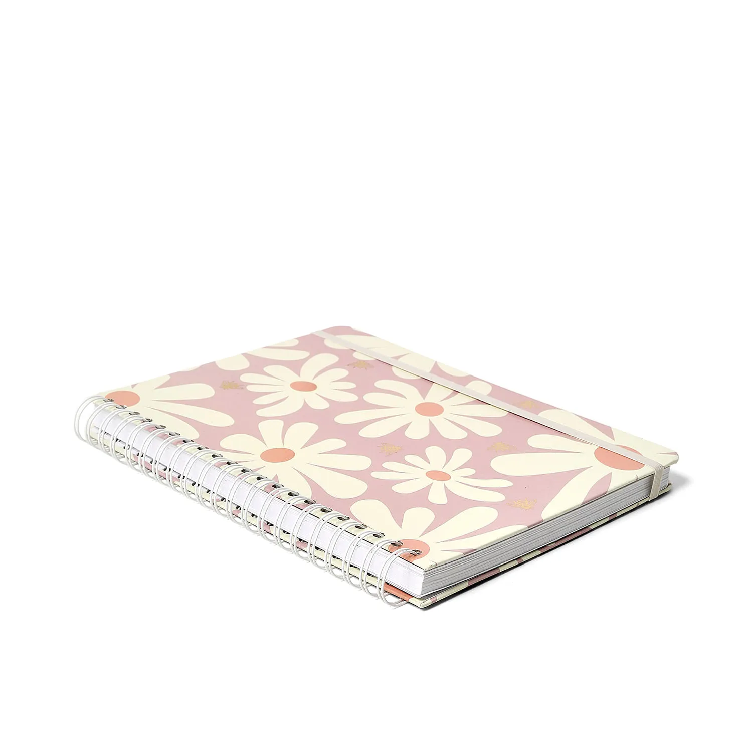 Caderno Espiral Melissa Pautado 20x27,5 Pink Bloomy 10 Matérias 160 fls