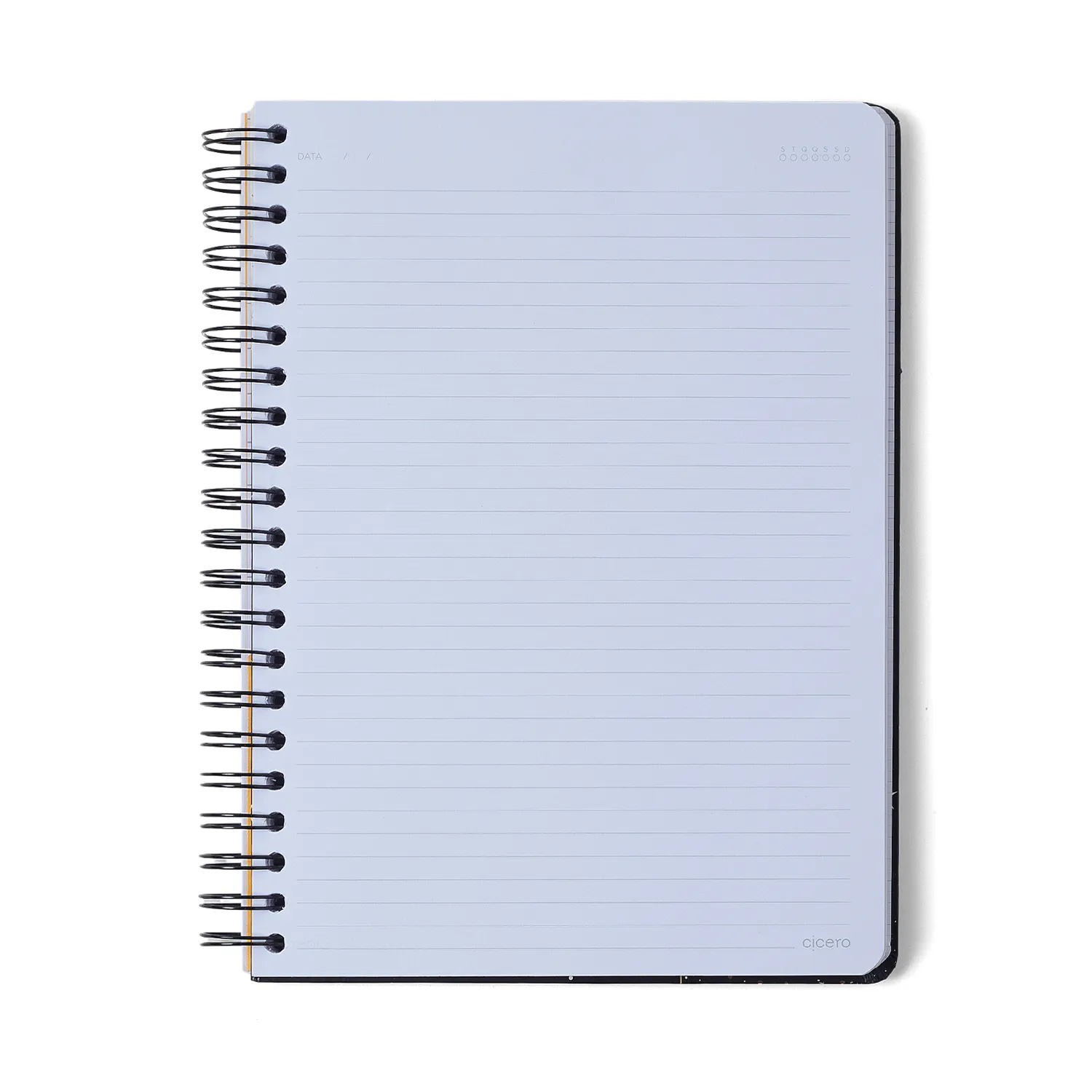 Caderno Espiral Melissa Pautado 20x28 Mini Bloomy Manteiga 10 Matérias 160 fls