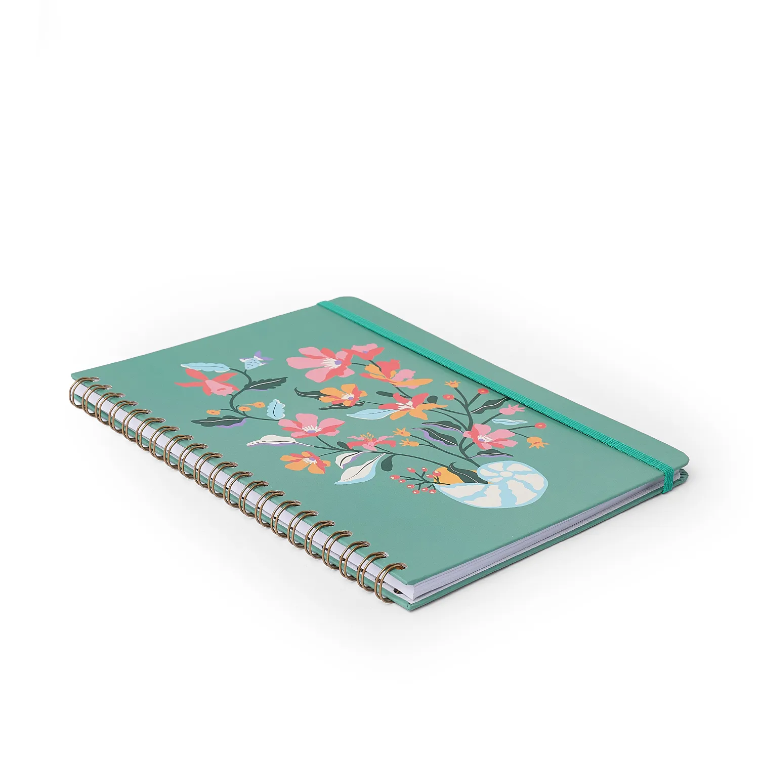 Caderno Espiral Noronha Pautado 20x28 Flora Marinha 1 Matéria 80 fls