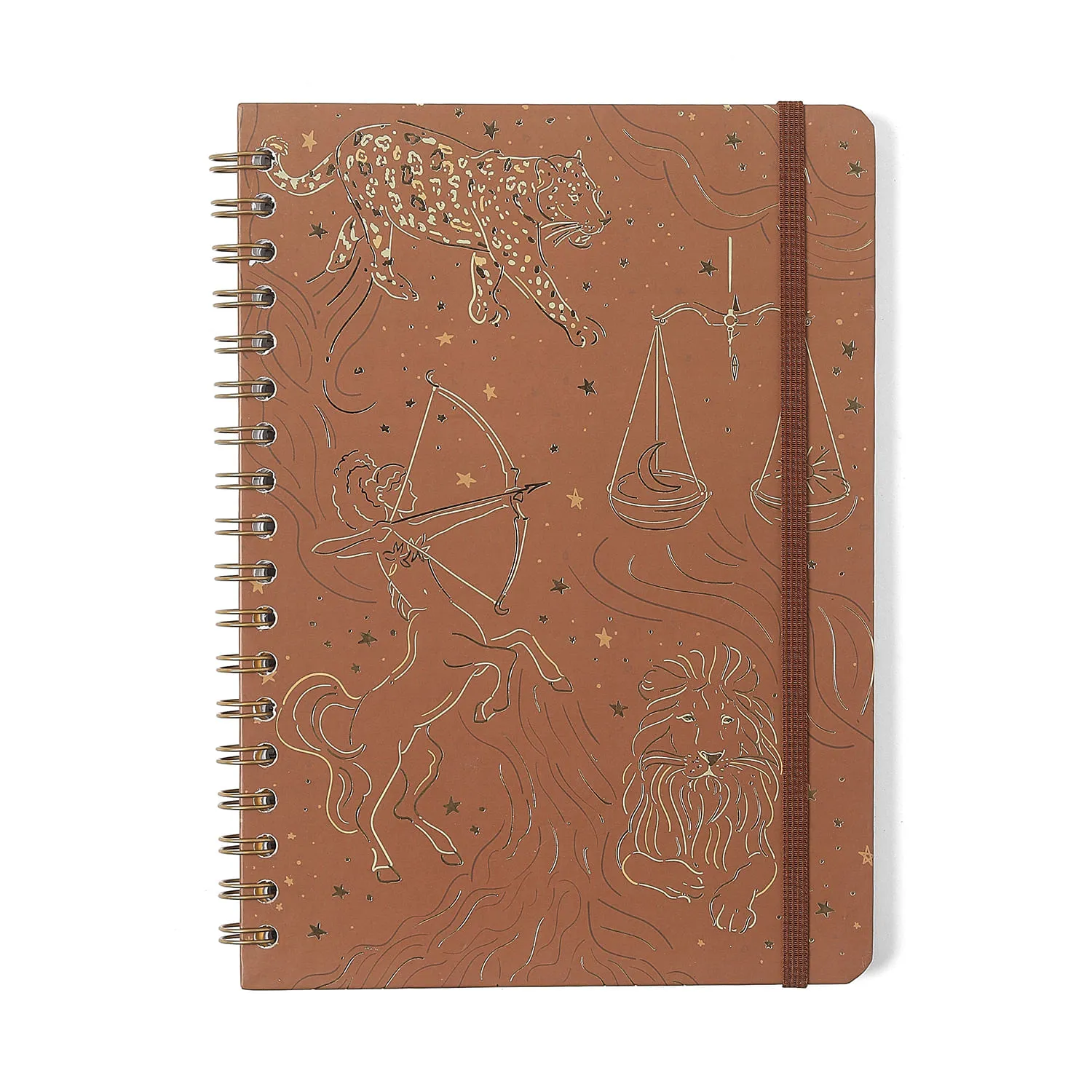 Caderno Espiral Origens Pautado 17,3x24 Terra 1 Matéria 80 fls