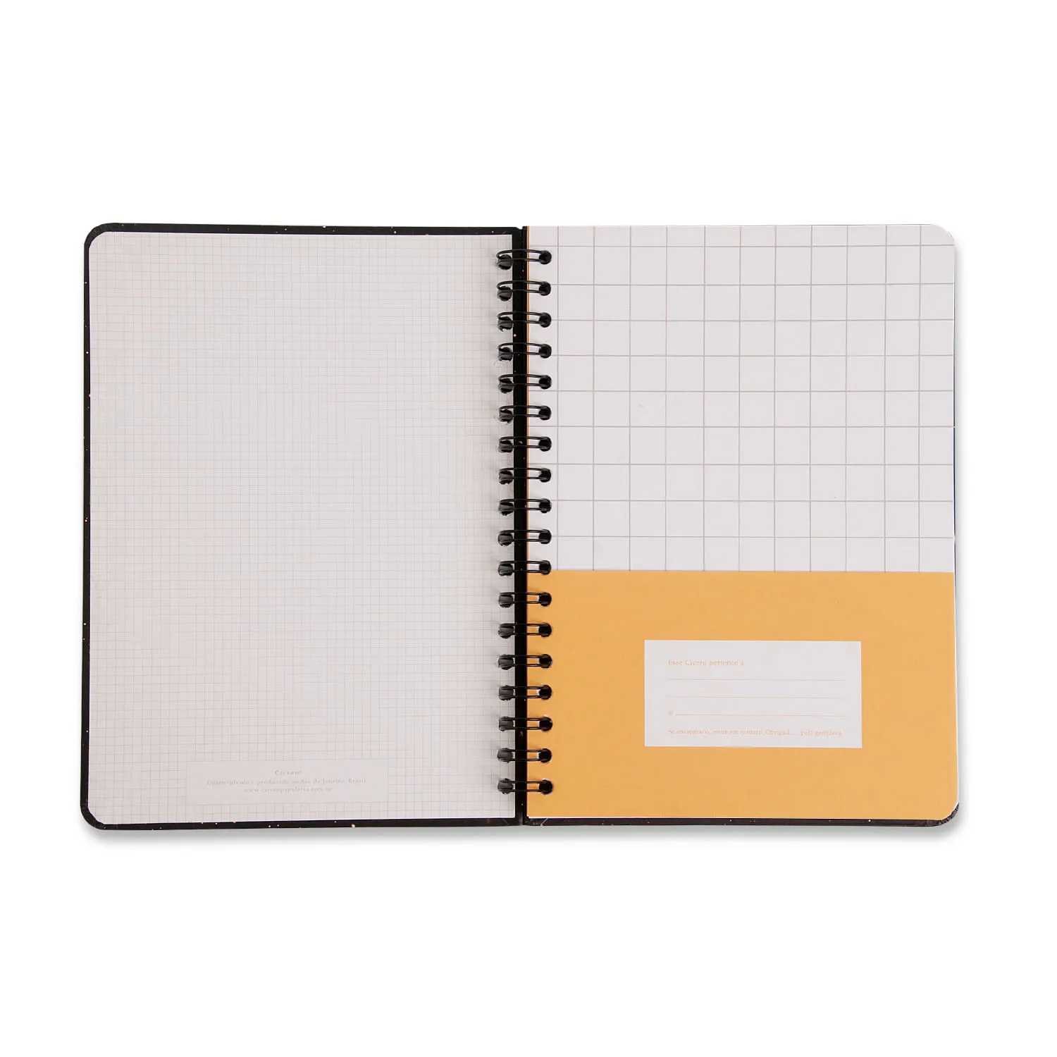 Caderno Espiral Origens Pautado 17,3x24 Terra 1 Matéria 80 fls