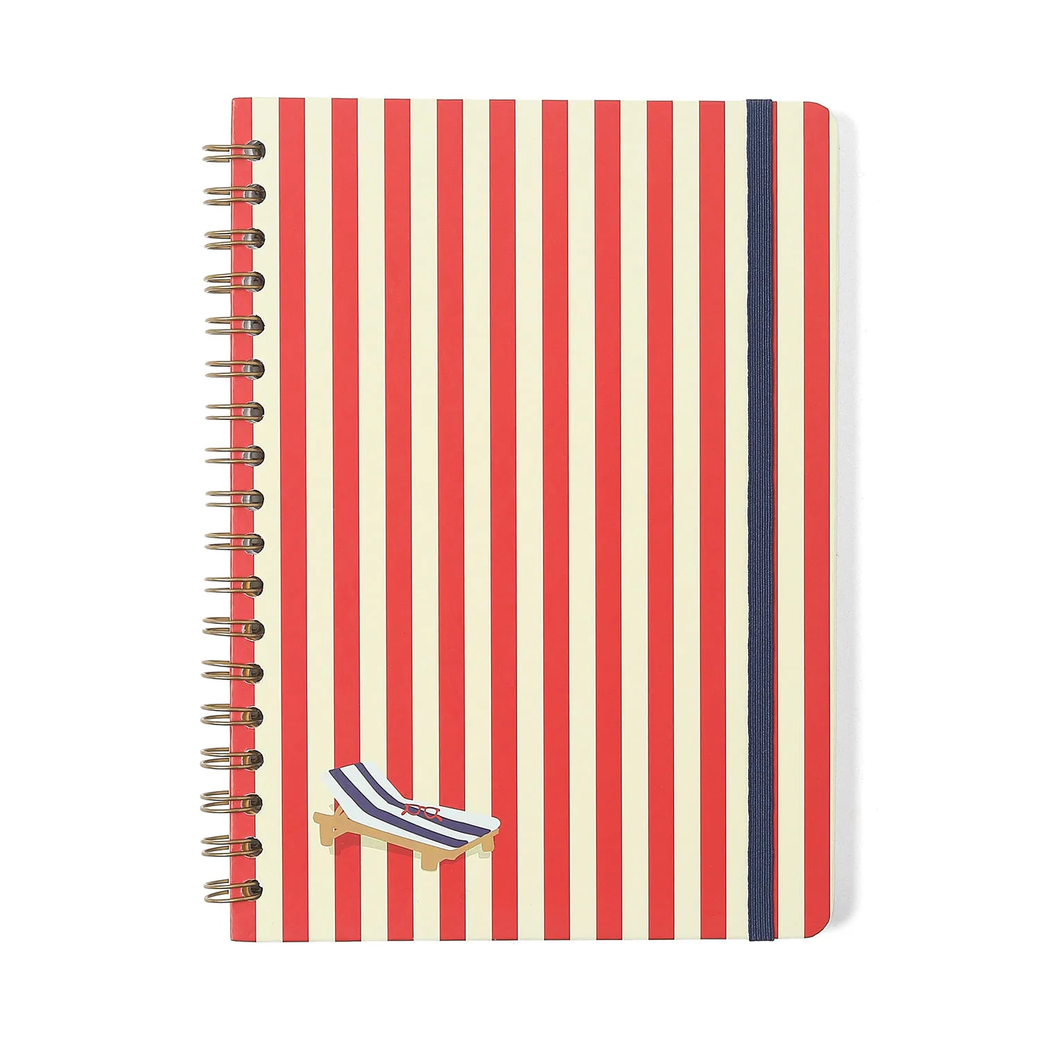 Caderno Espiral Praia Pautado 17,3x24 Sol 1 Matéria 80 fls
