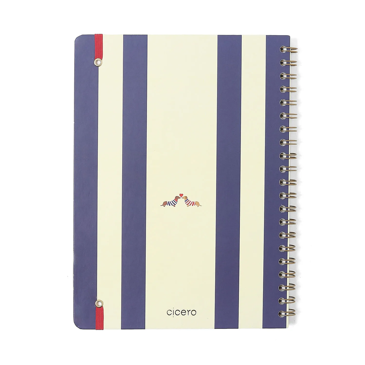 Caderno Espiral Praia Pautado 20x27,5 Barraca 1 Matéria 80 fls