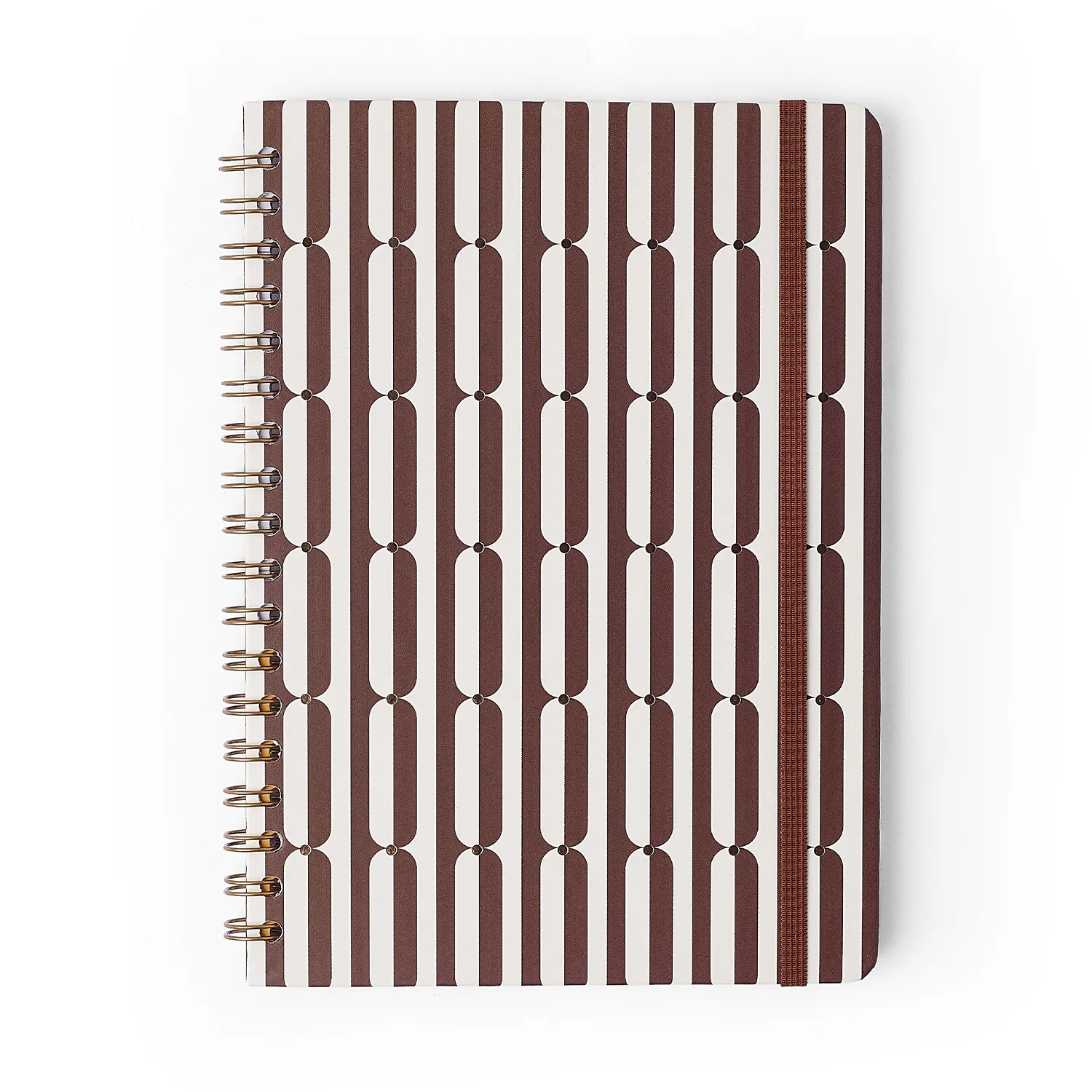 Caderno Espiral Veredas Pautado 17x24 Marrom 1 Matéria 80 fls