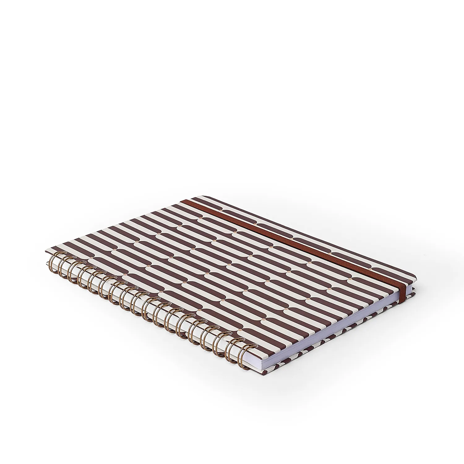 Caderno Espiral Veredas Pautado 17x24 Marrom 1 Matéria 80 fls