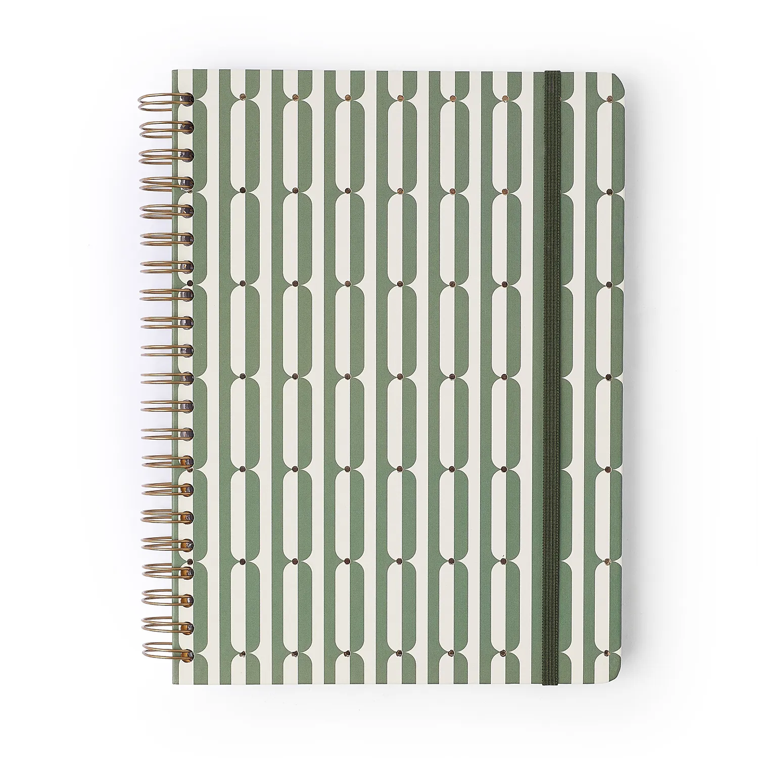 Caderno Espiral Veredas Pautado 20x28 Verde 10 Matérias 160 fls