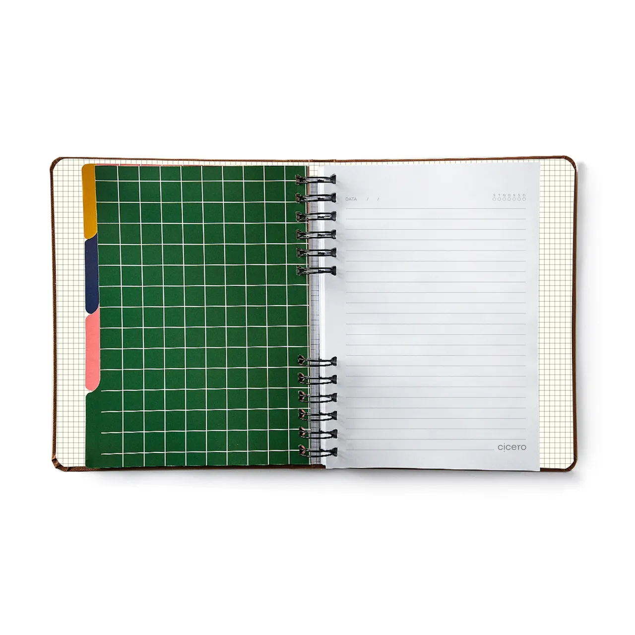 Caderno Organizador Bossa Nova Pautado A5 Boemia