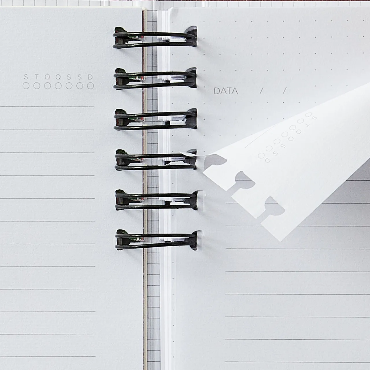 Caderno Organizador Duo Clássica Pautado & Pontado A5 Caramelo