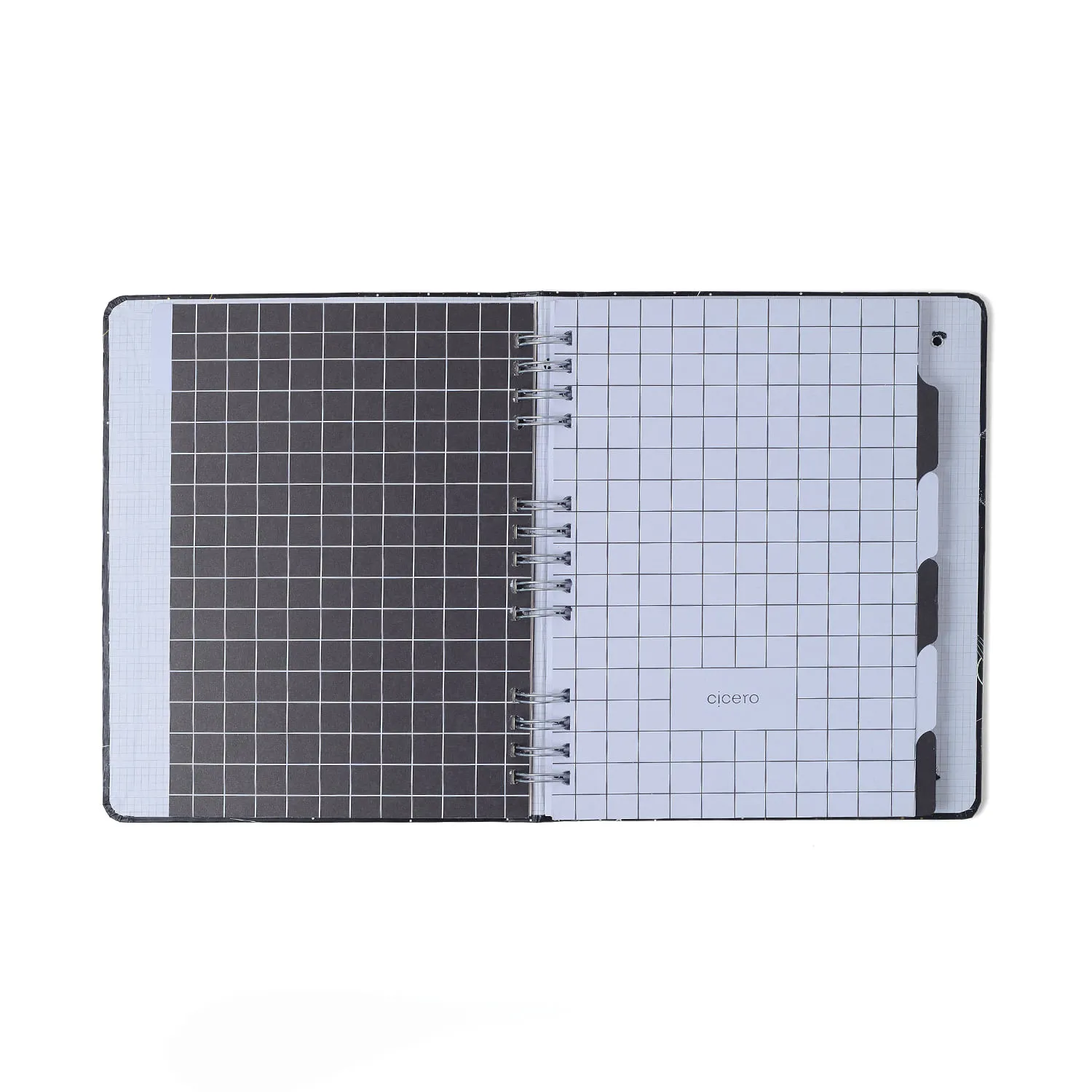 Caderno Organizador Haras Pautado & Pontado 17x24 Selaria Preto