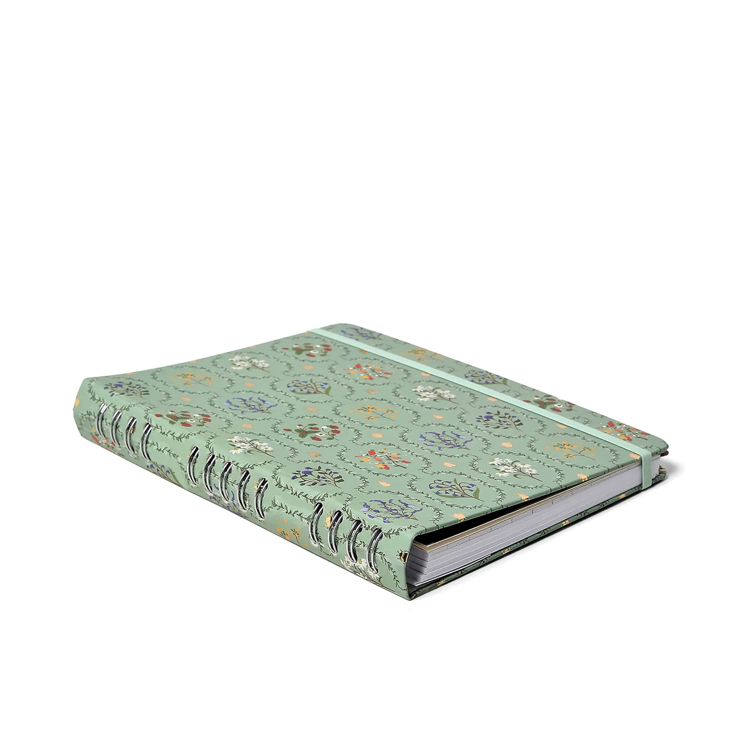 Caderno Organizador Jardim Pautado & Pontado 17x24 Verde