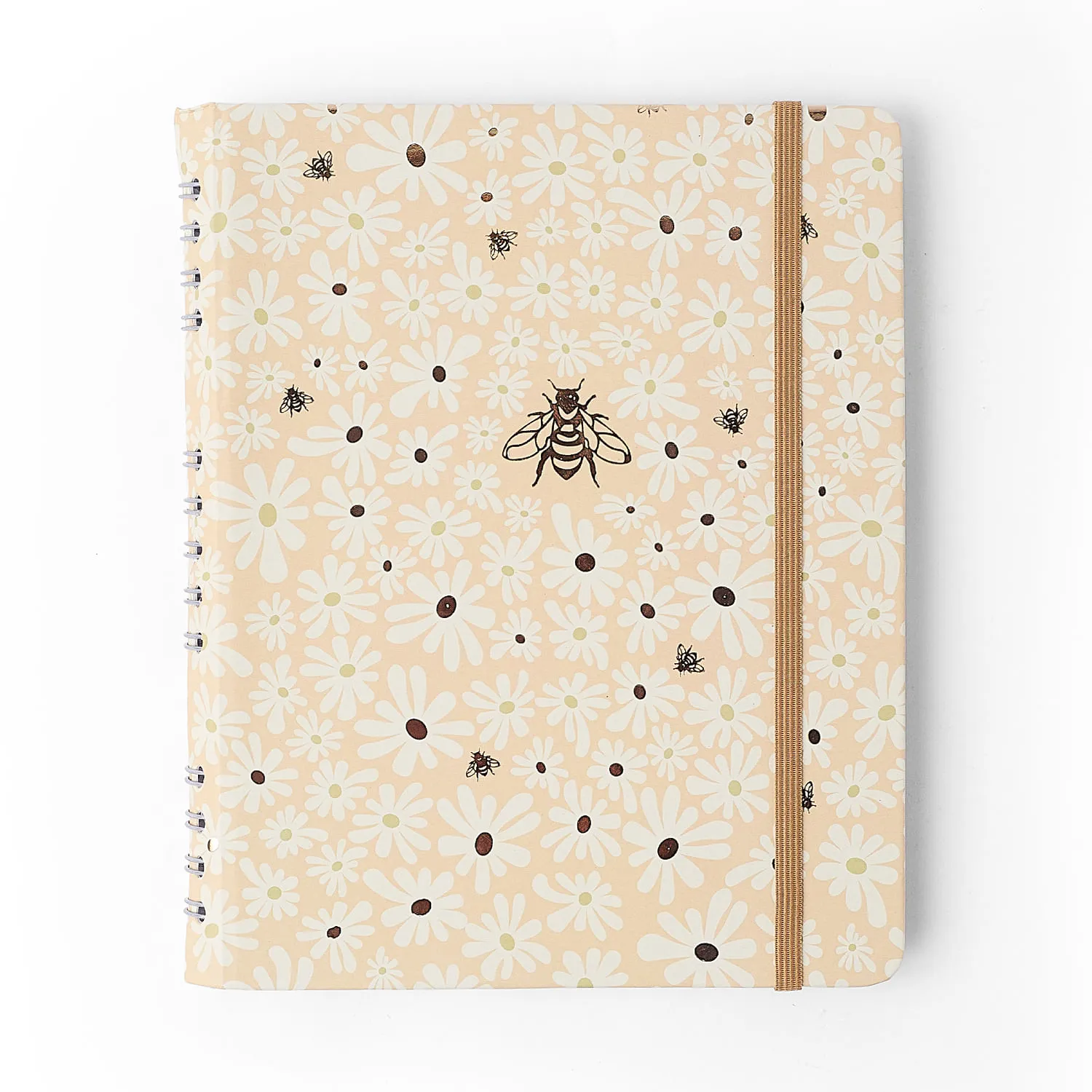 Caderno Organizador Melissa Pautado & Pontado 17x24 Mini Bloomy Manteiga