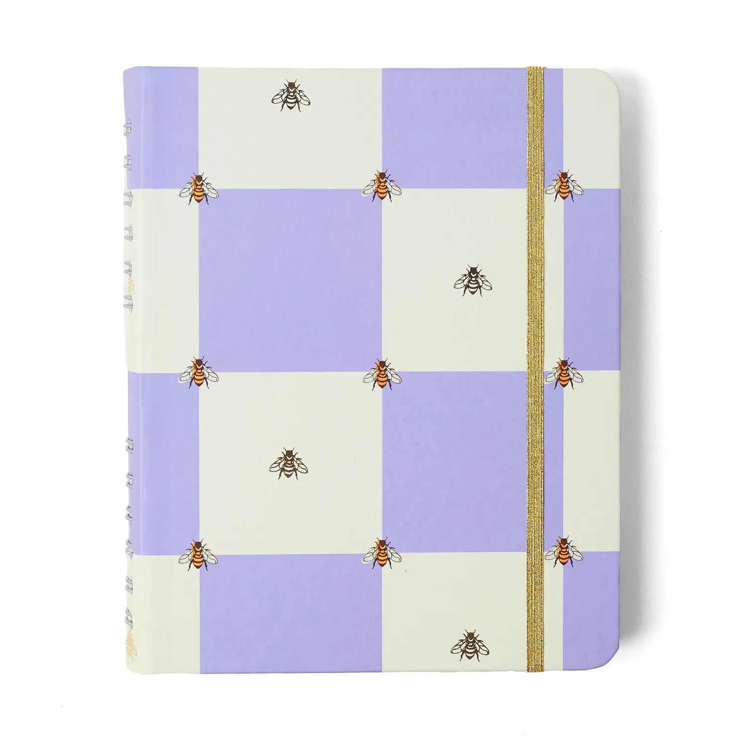 Caderno Organizador Melissa Pautado & Pontado A5 Casa das Abelhas Lilás