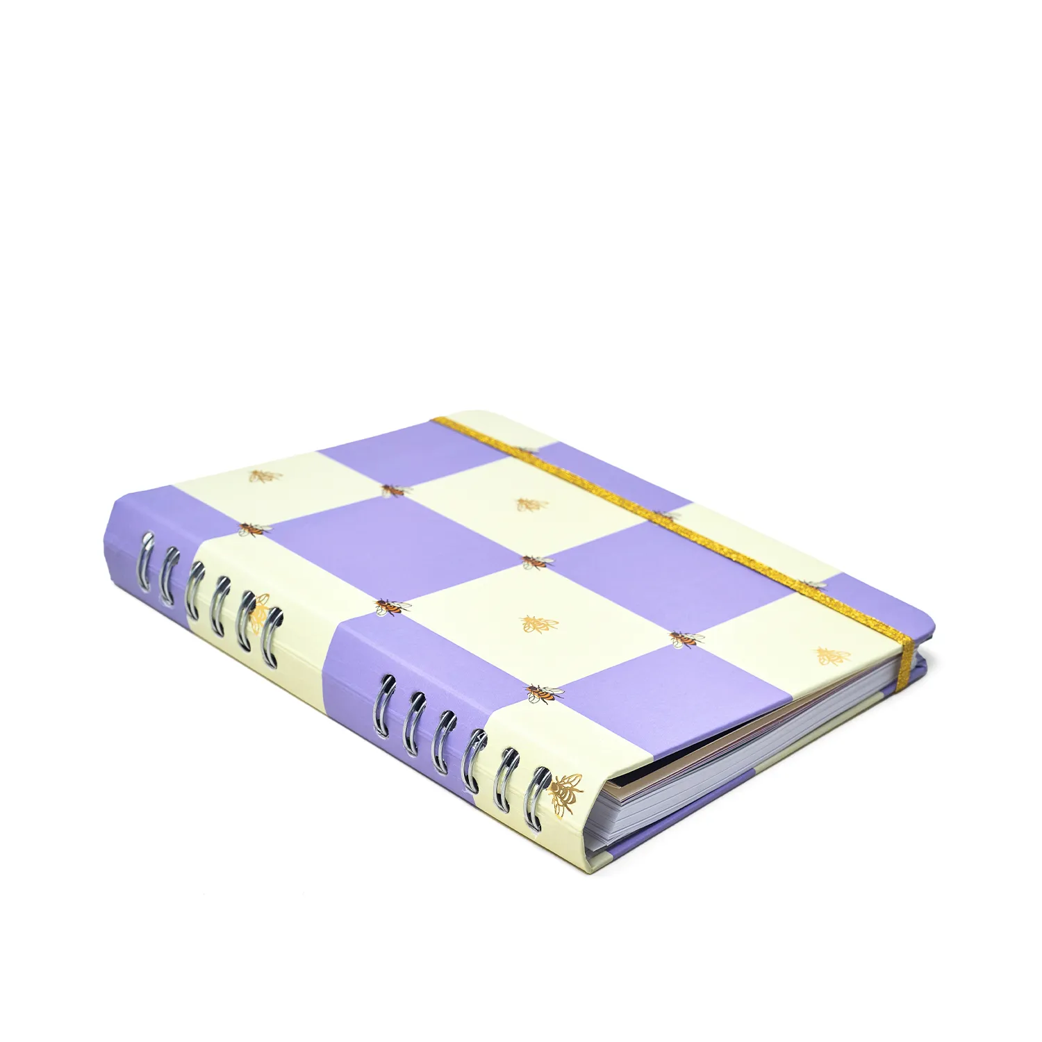 Caderno Organizador Melissa Pautado & Pontado A5 Casa das Abelhas Lilás