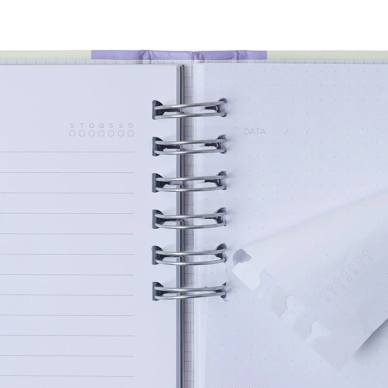 Caderno Organizador Melissa Pautado & Pontado A5 Mini Bloomy Chocolate