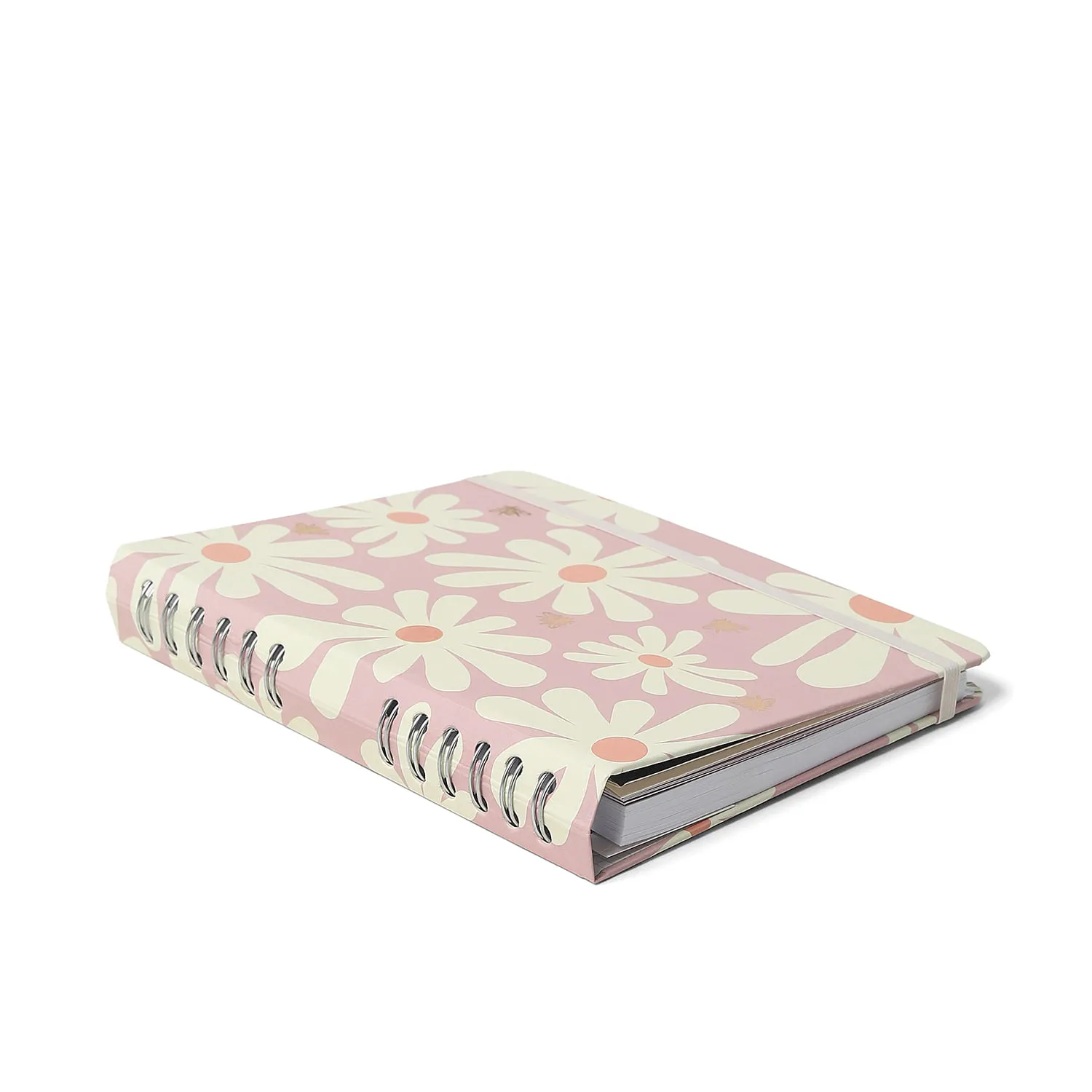 Caderno Organizador Melissa Pautado & Pontado A5 Pink Bloomy