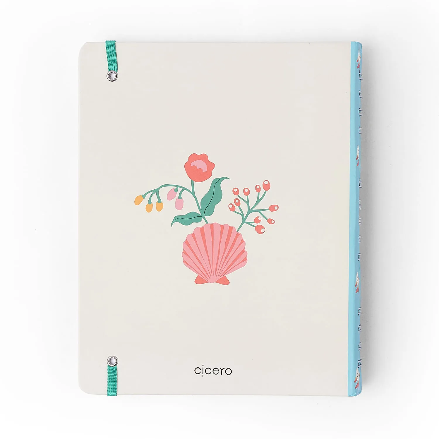 Caderno Organizador Noronha Pautado & Pontado 17x24 Peróla do Mar