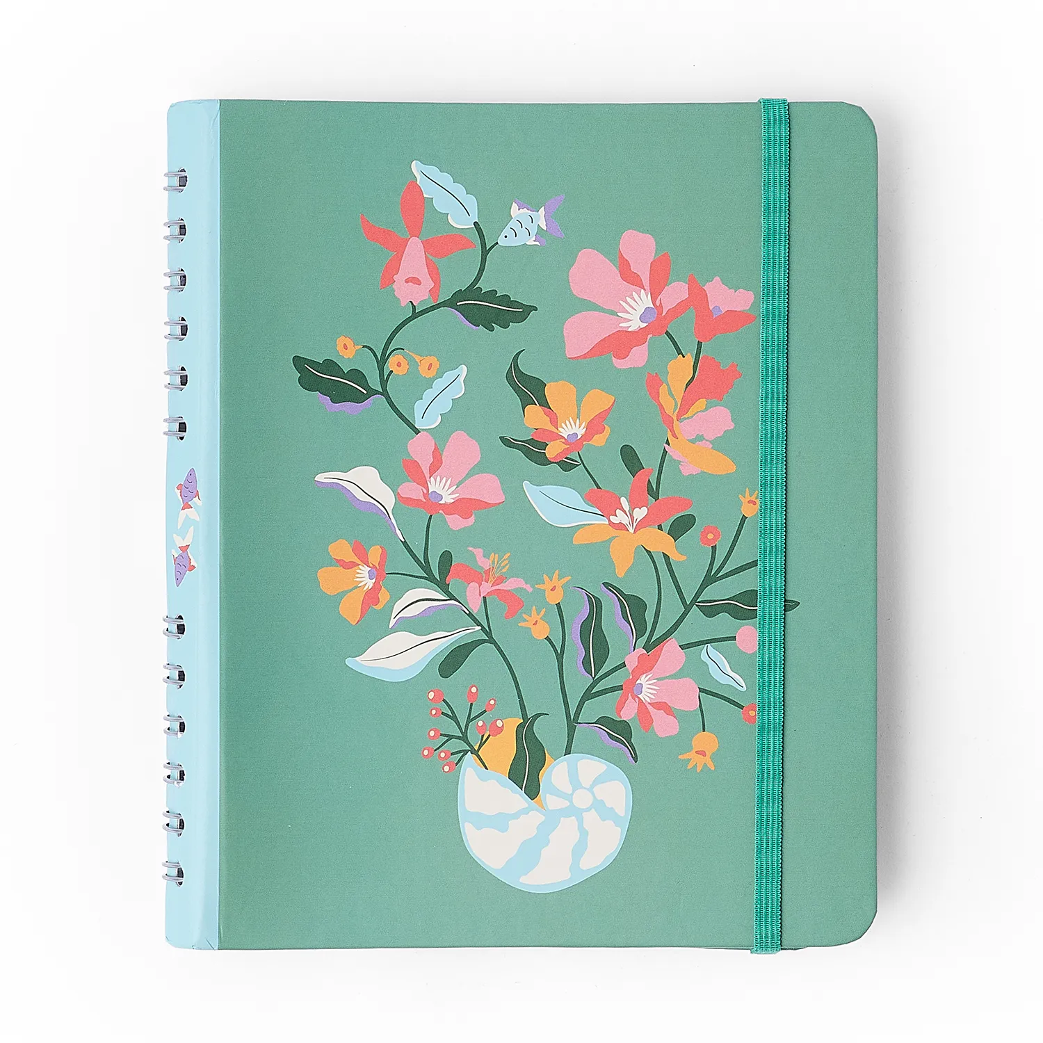 Caderno Organizador Noronha Pautado & Pontado A5 Flora Marinha